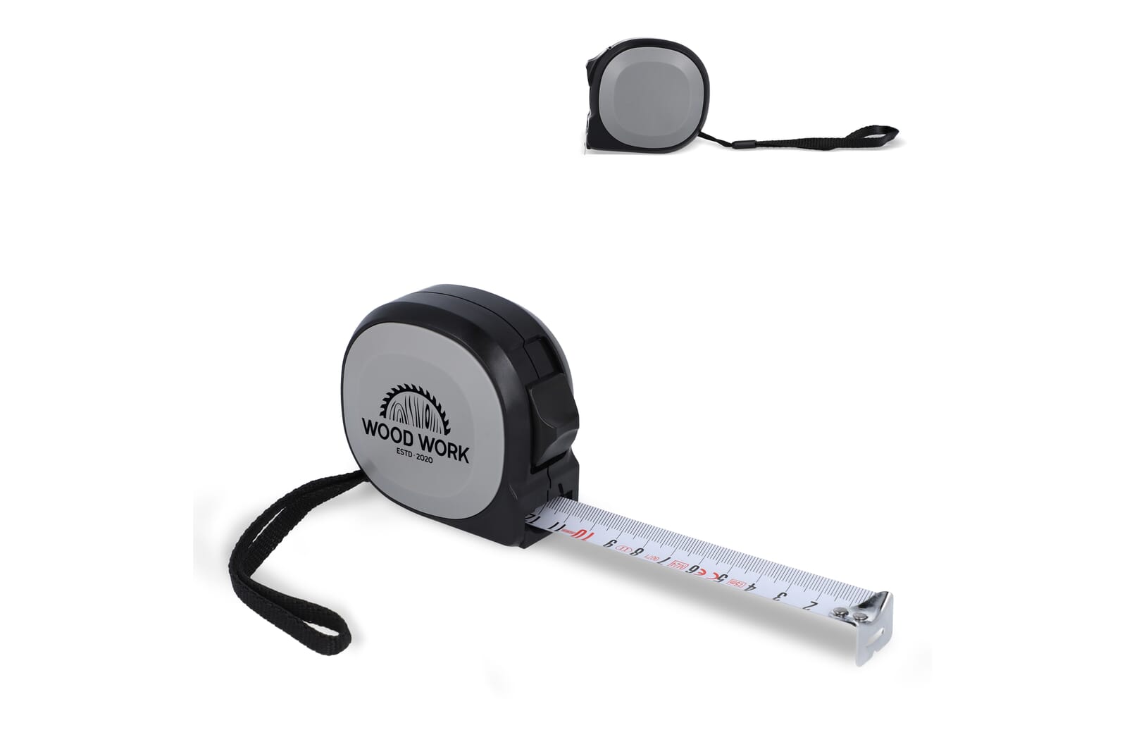 MeasureMate Rolmaat 7,5 meter Zwart / Grijs
