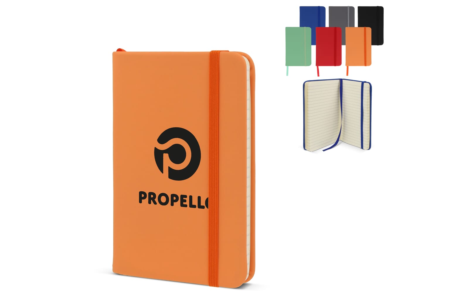 Notebook R-PET/PU A6 Zwart