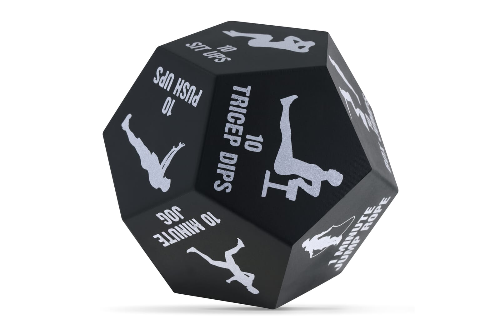Fitness dobbelsteen Zwart