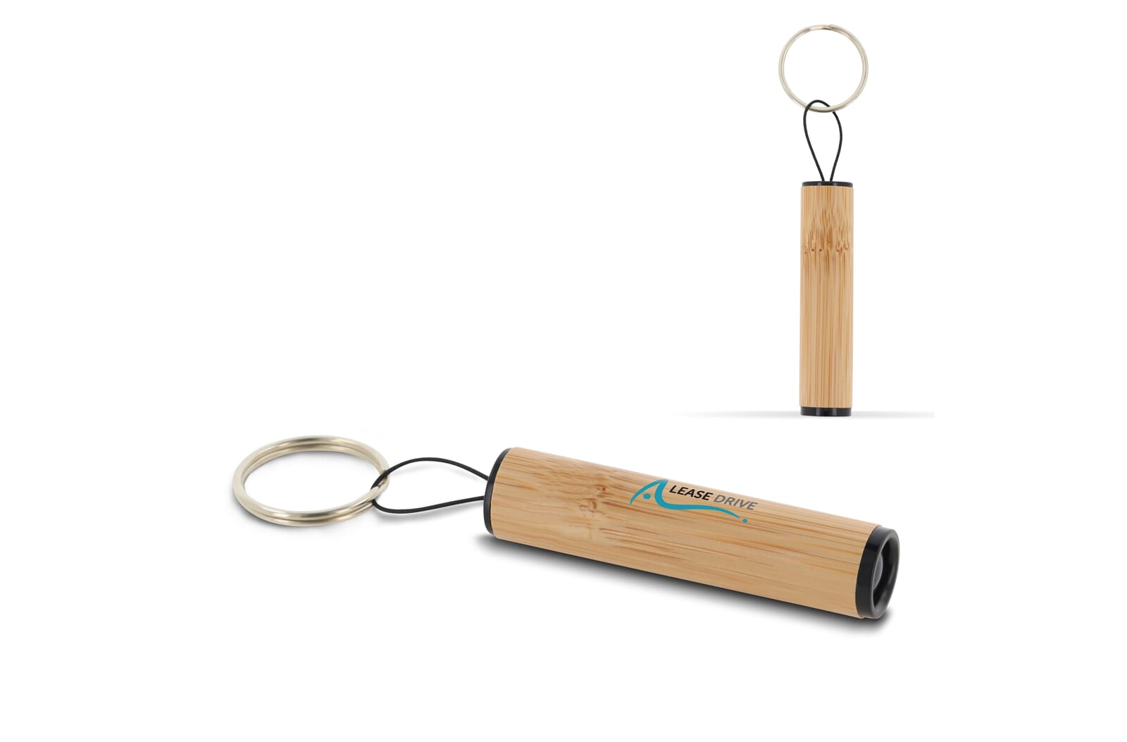 Zaklamp sleutelhanger bamboe Hout