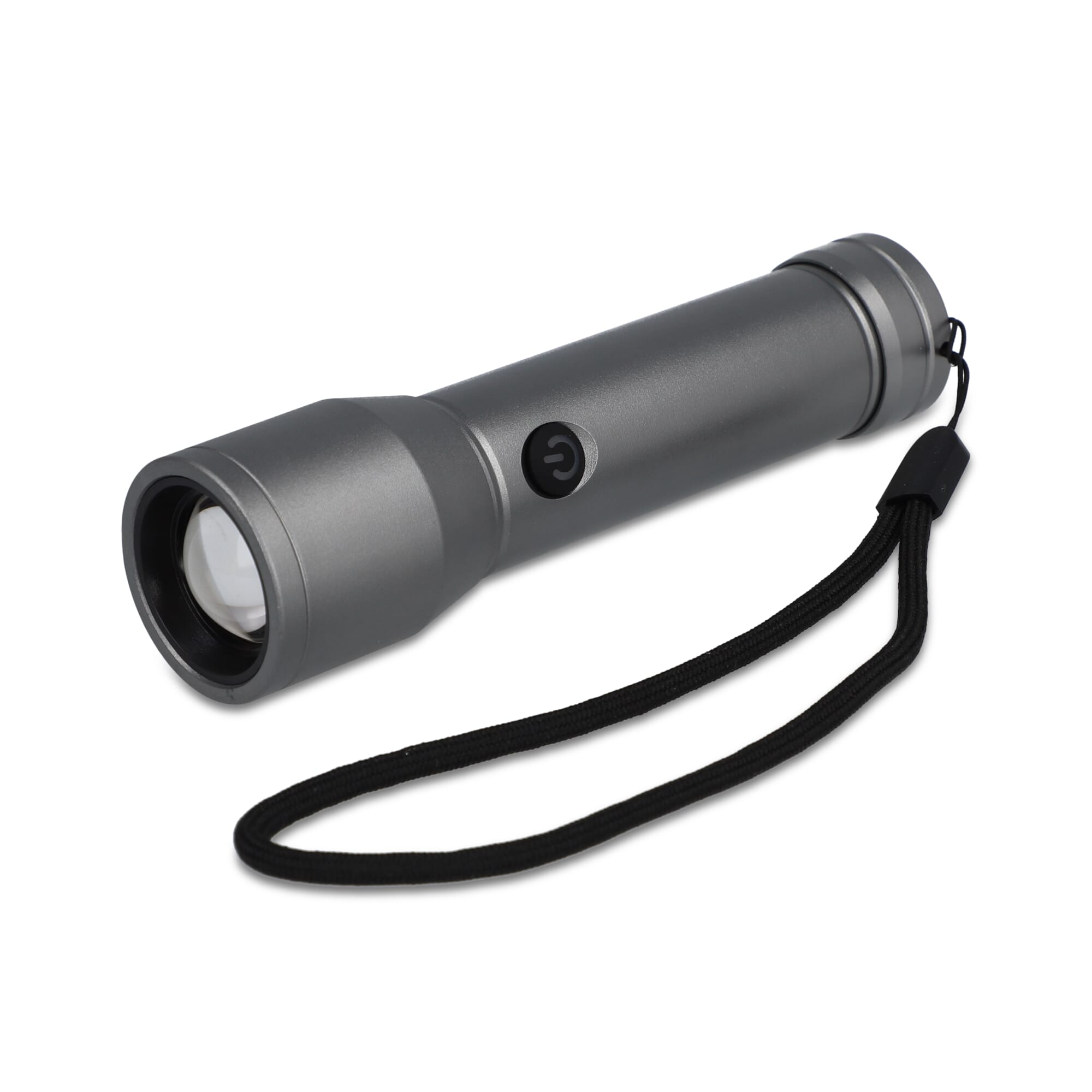 Oplaadbare IPX4-zaklamp van gerecycled aluminium