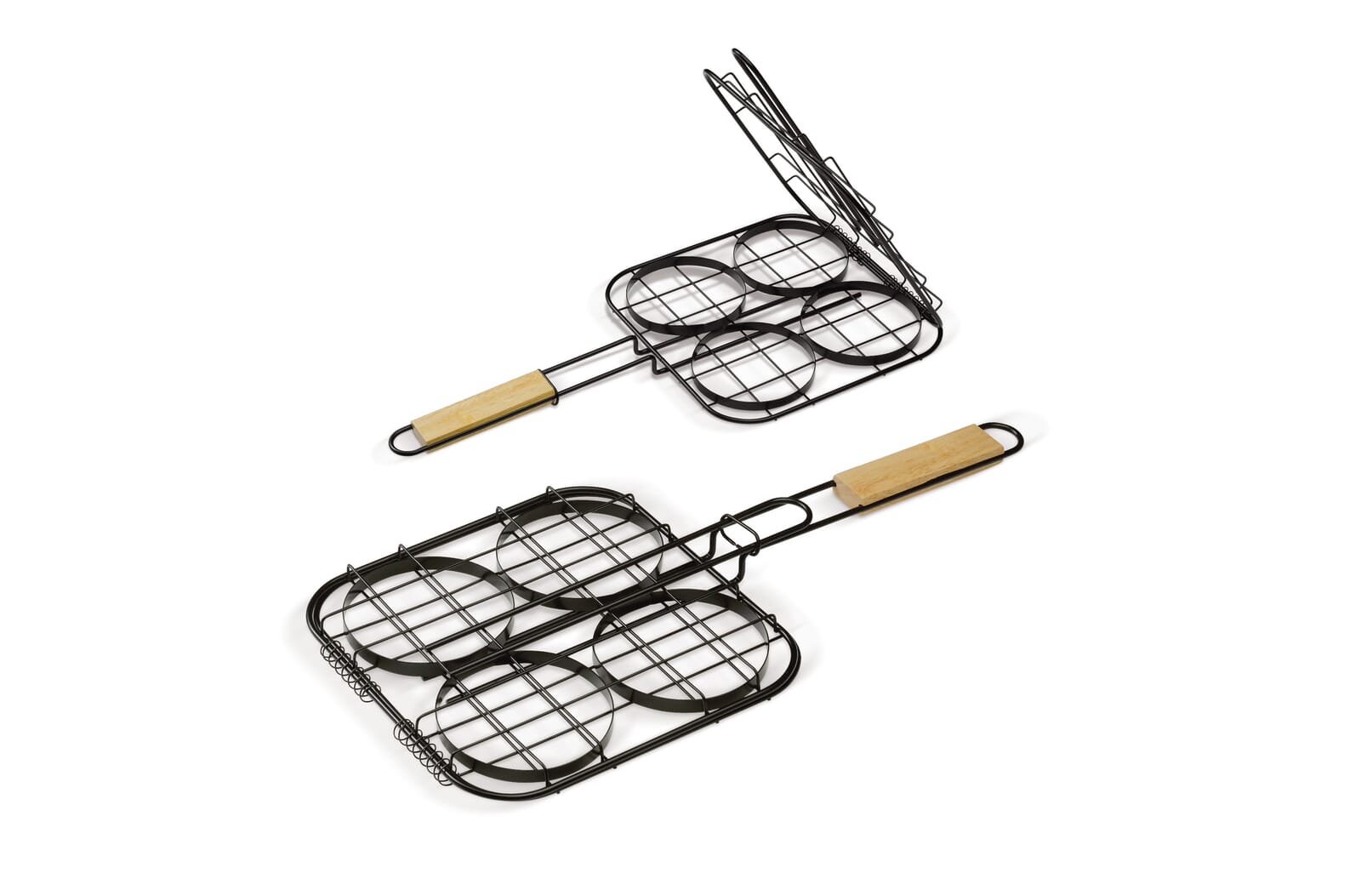 Barbecue hamburgergrill Hout
