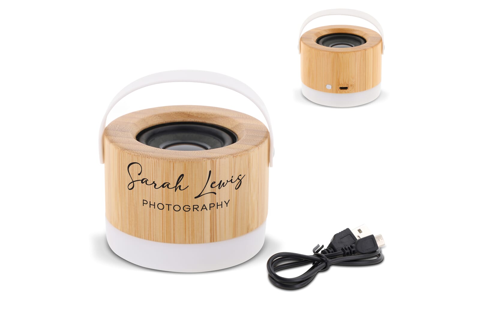Wireless speaker bamboo 3W Hout