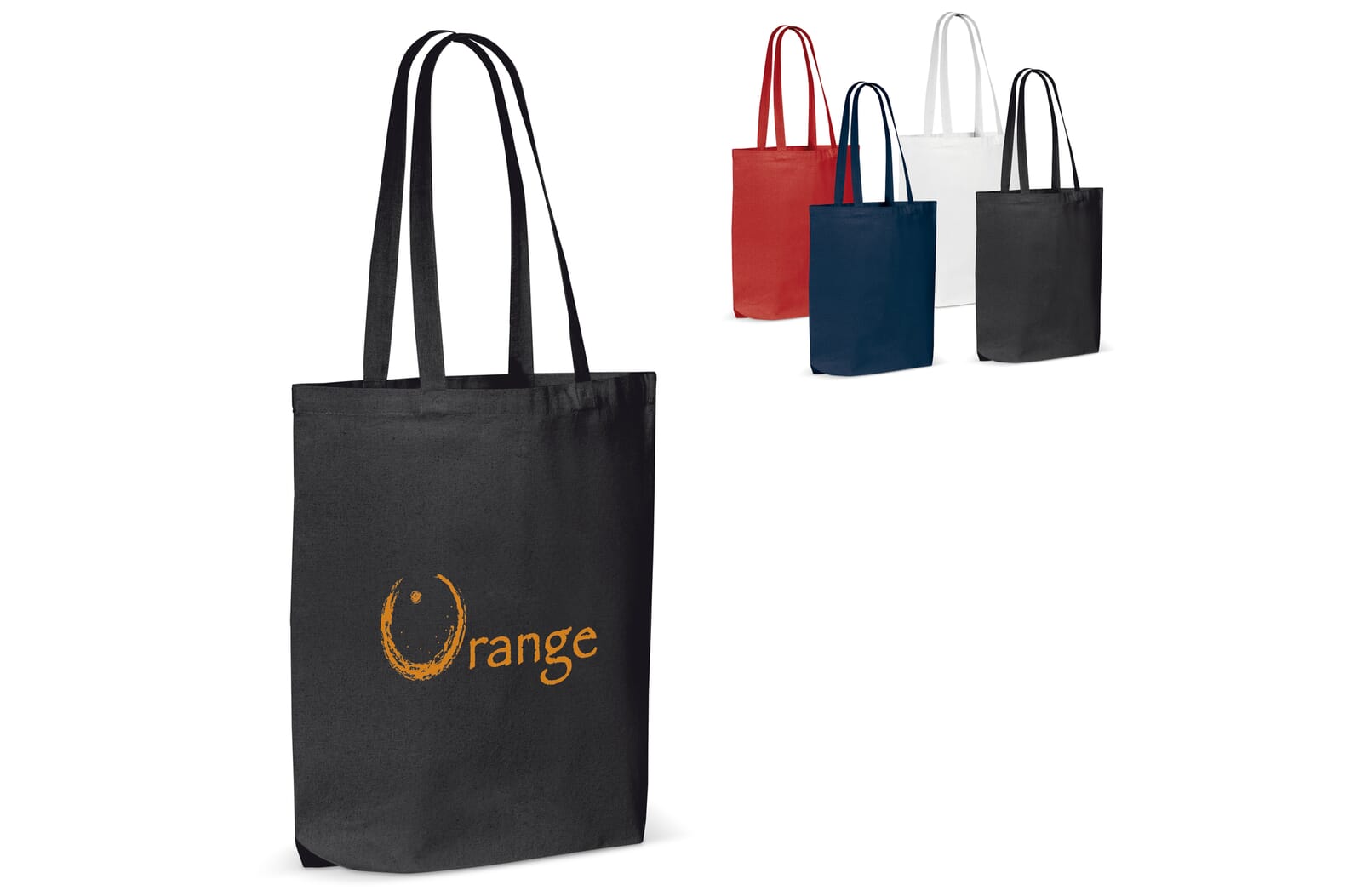 Schoudertas canvas OEKO-TEX® 270g/m² 42x12x43cm Wit