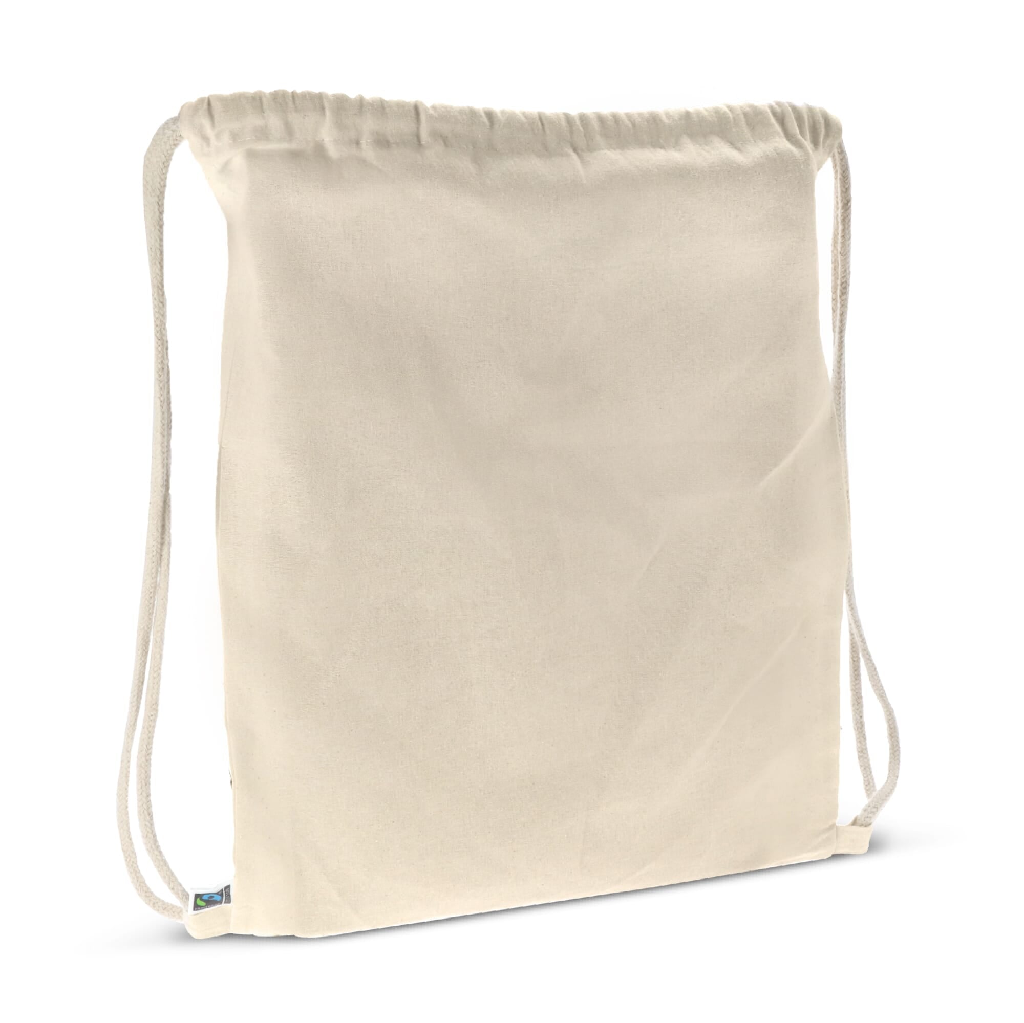 Fairtrade rugzakje ecru 140g/m² 35x45 cm