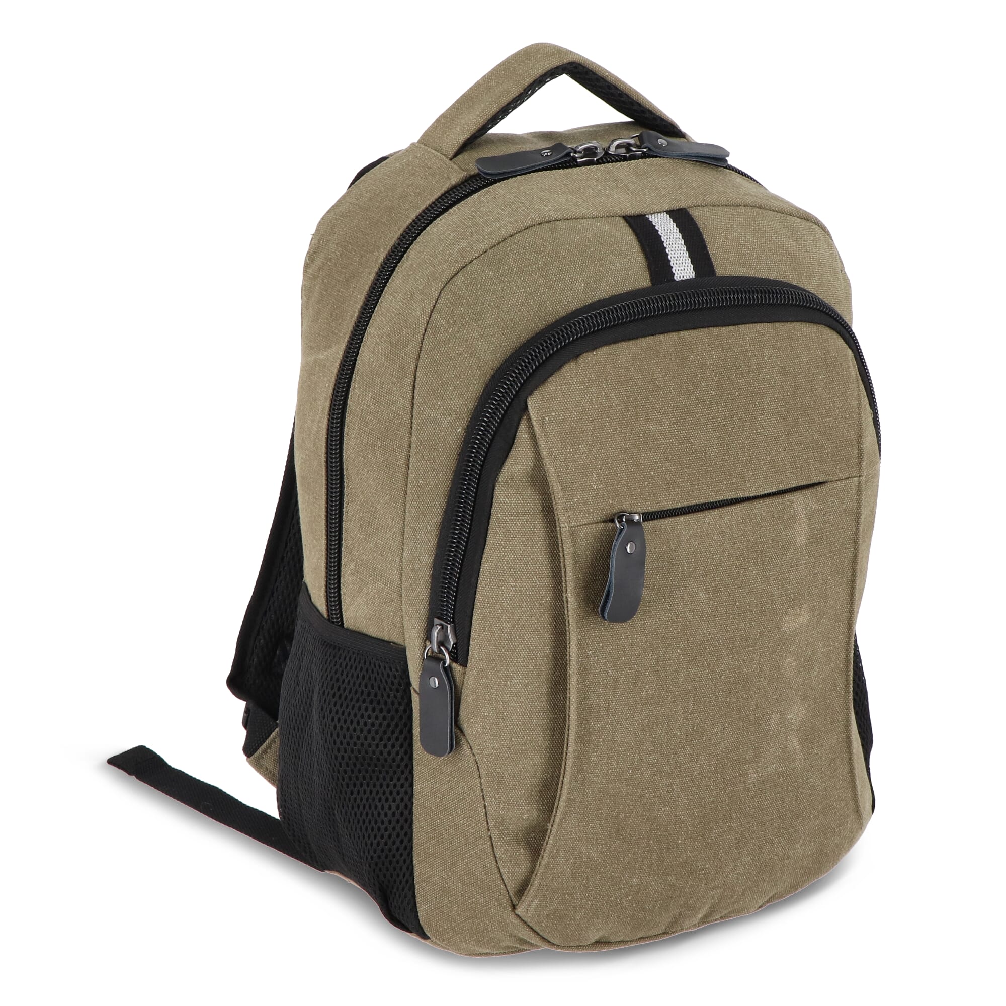 Gerecycled katoenen canvas rugzak Harper