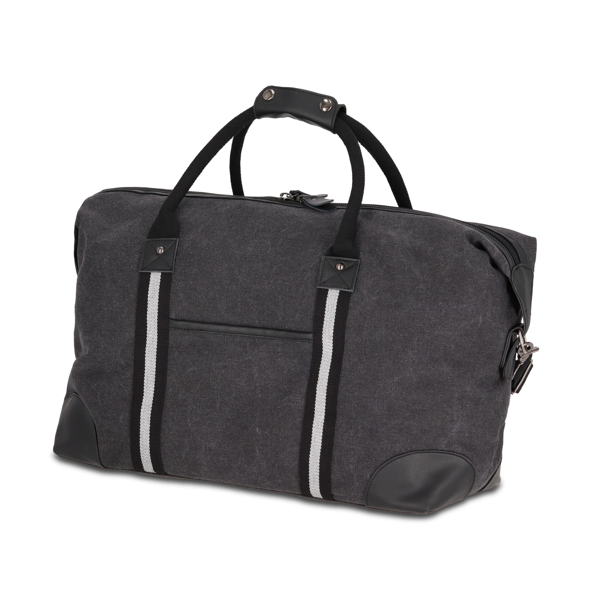 Gerecycled katoenen canvas weekendtas Harper