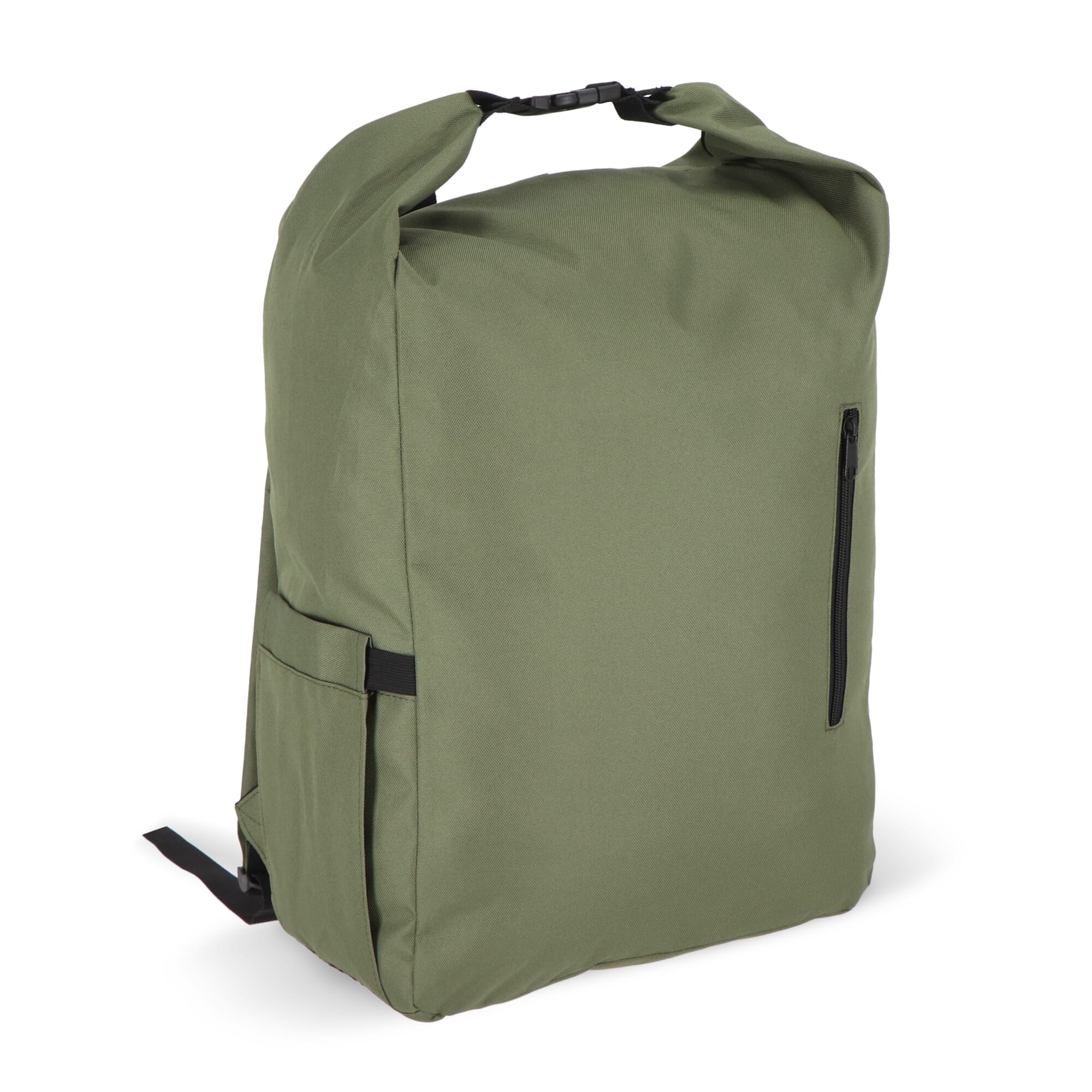 R-PET 600D Rolltop gesp rugzak 20L