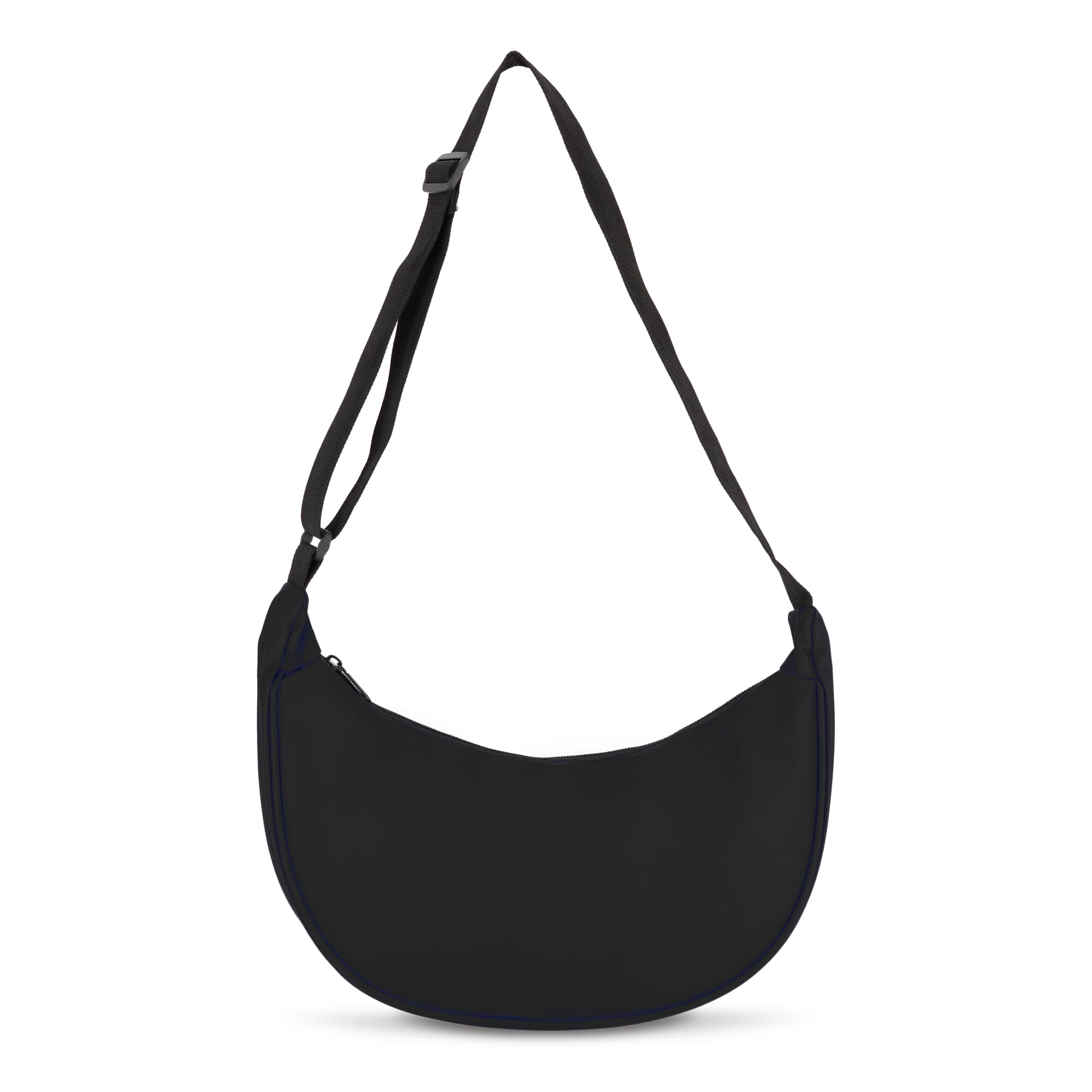 PU-gecoat R-PET 600D halve maan sling tas