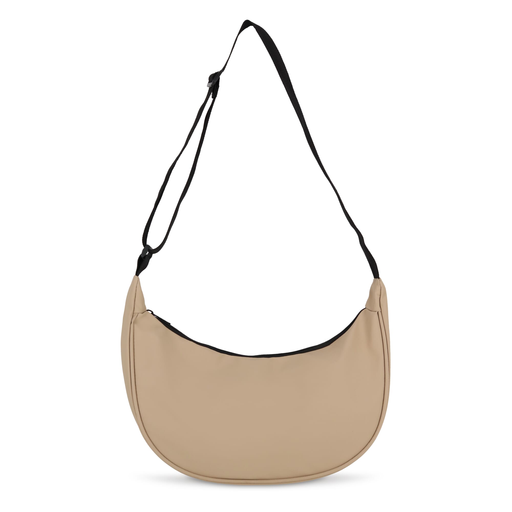 PU-gecoat R-PET 600D halve maan sling tas