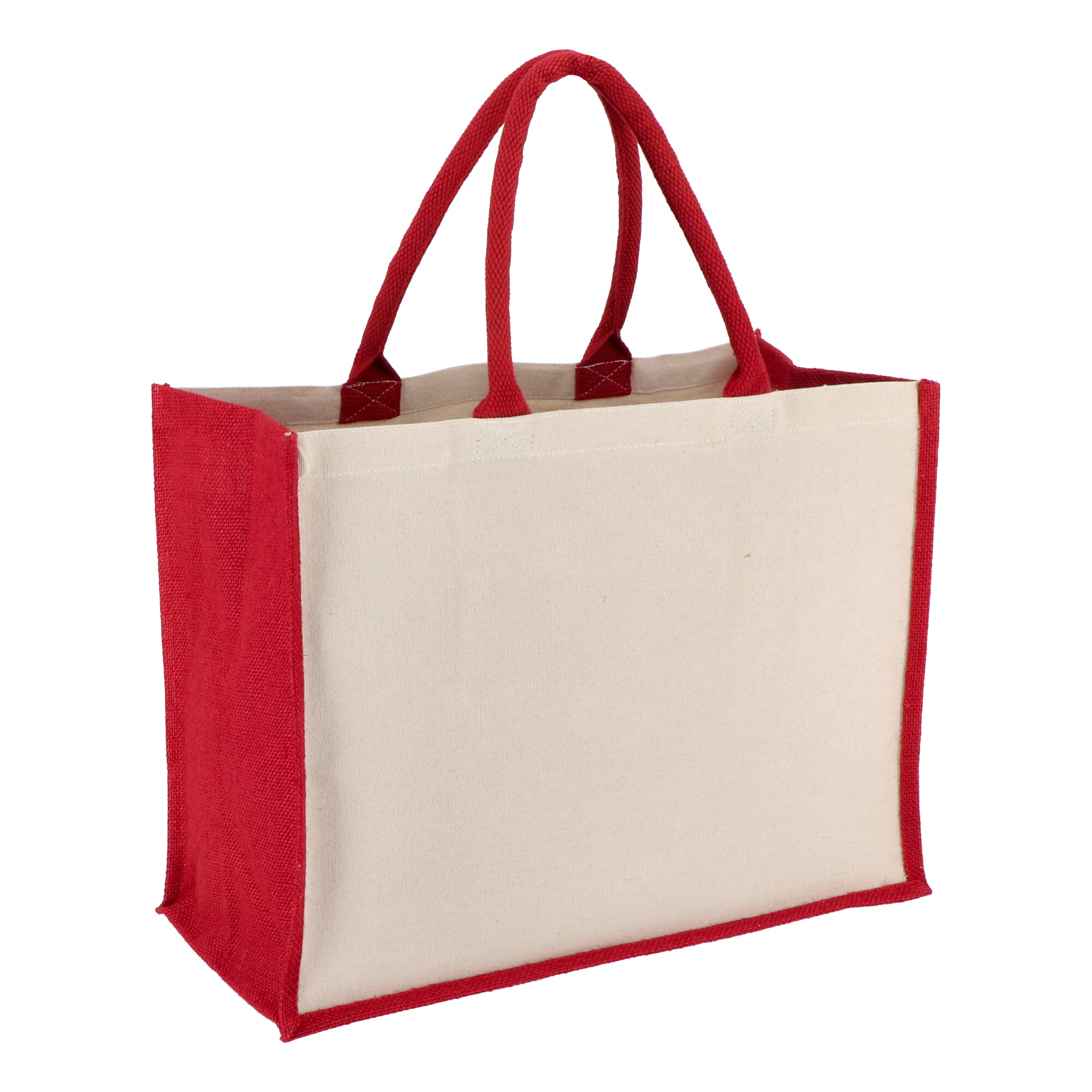Jute-Katoen Tote OEKO-TEX® 42.5 x 19 x 32cm 320g/m²