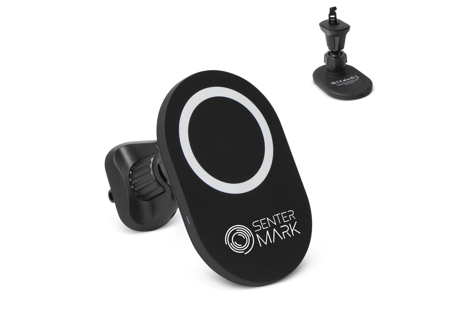 Wireless car charger R-ABS 15W Zwart