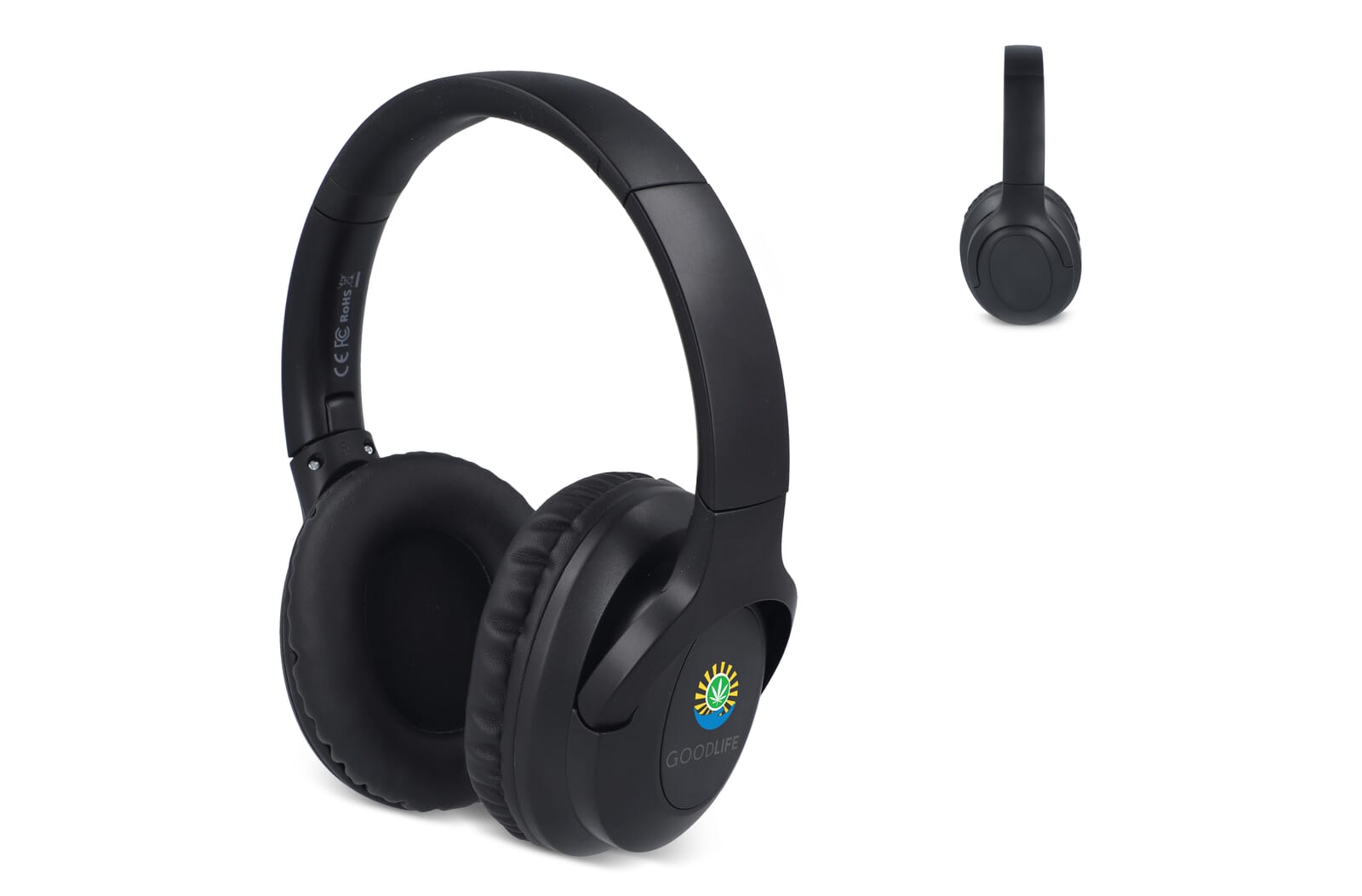 Draadloze Over-ear Koptelefoon met Noise Canceling (ANC) Zwart