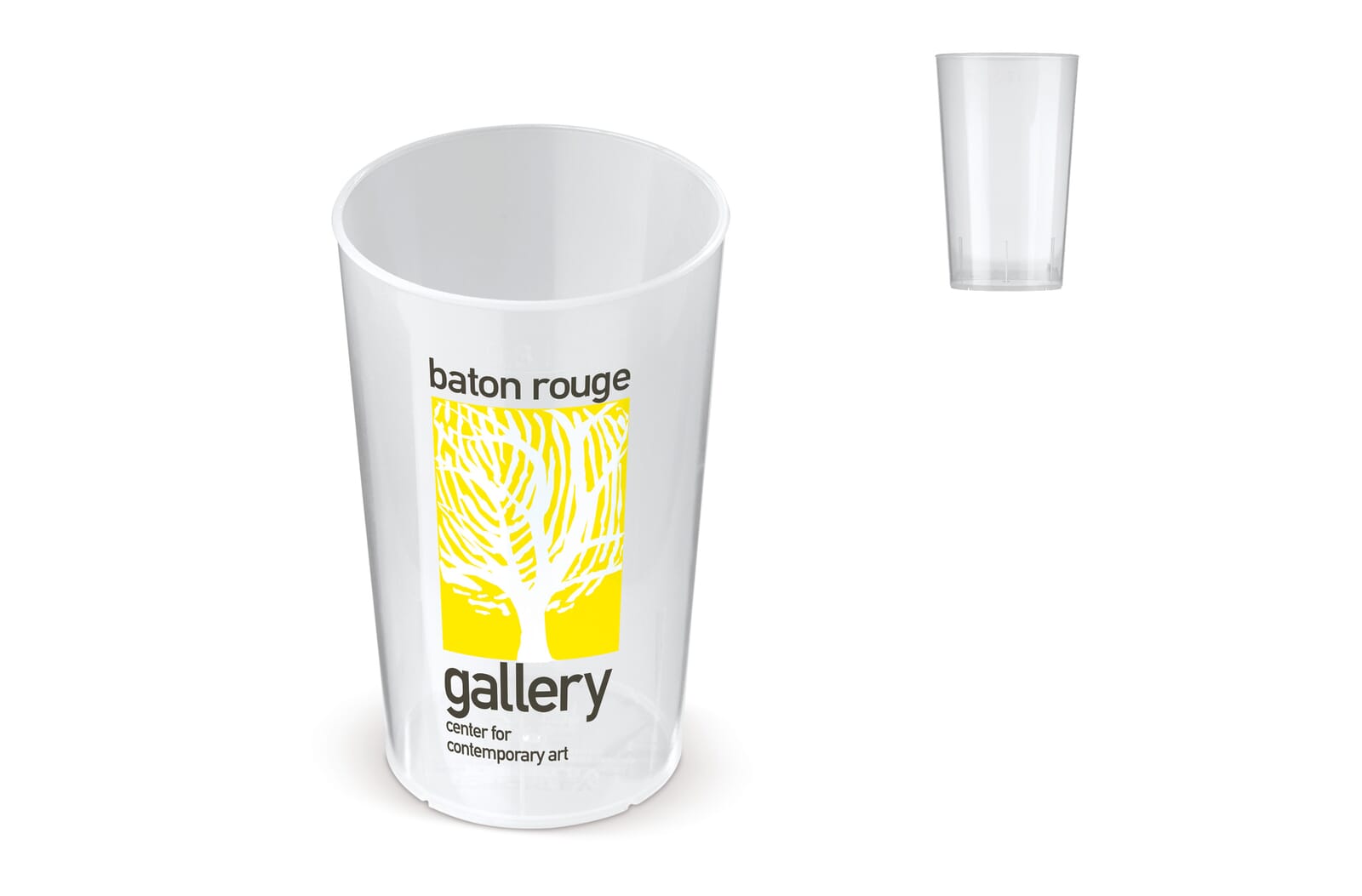 Ecologische cup PP 300ml Transparant