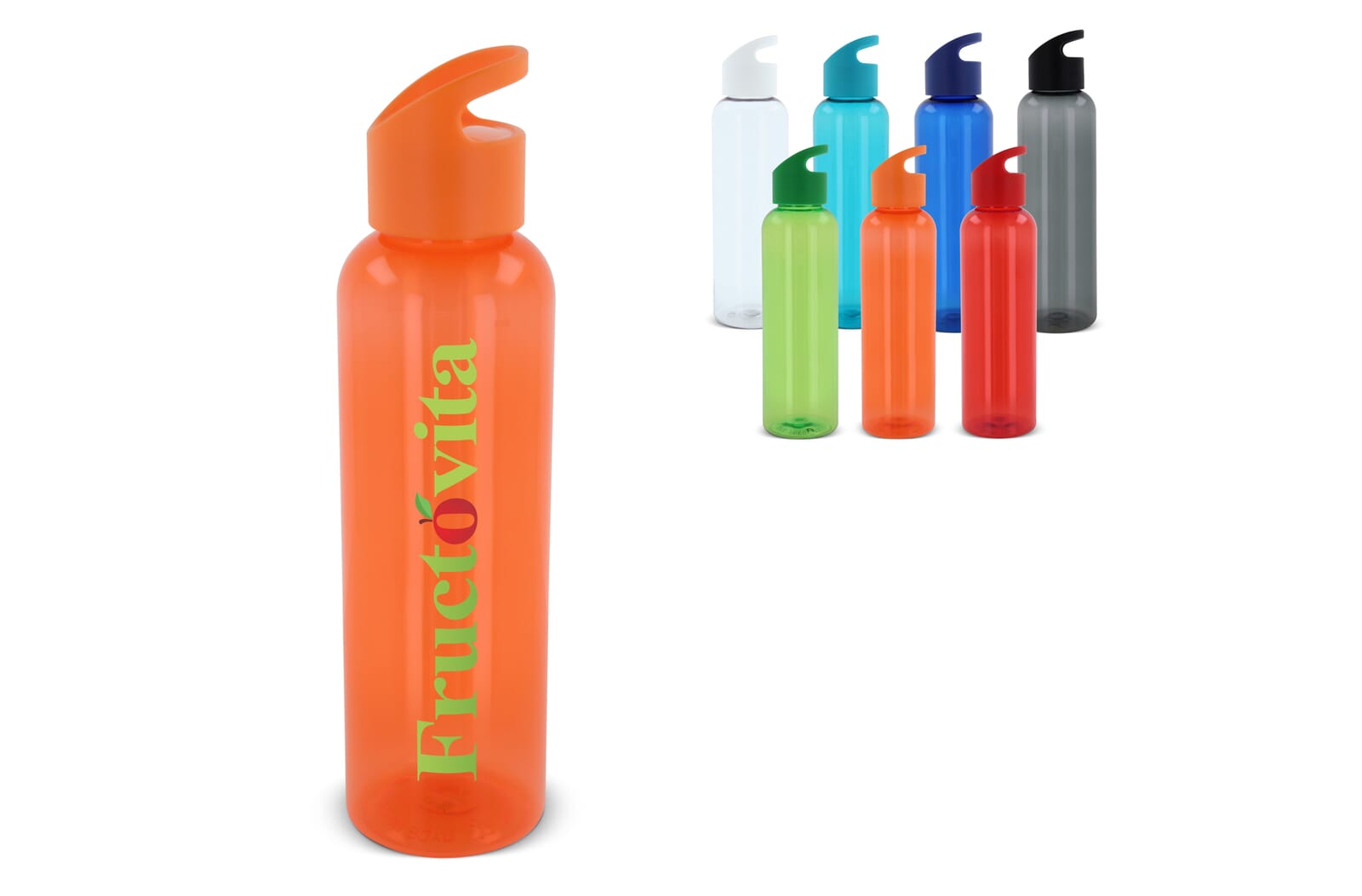Waterfles Loop R-PET 600ml Wit
