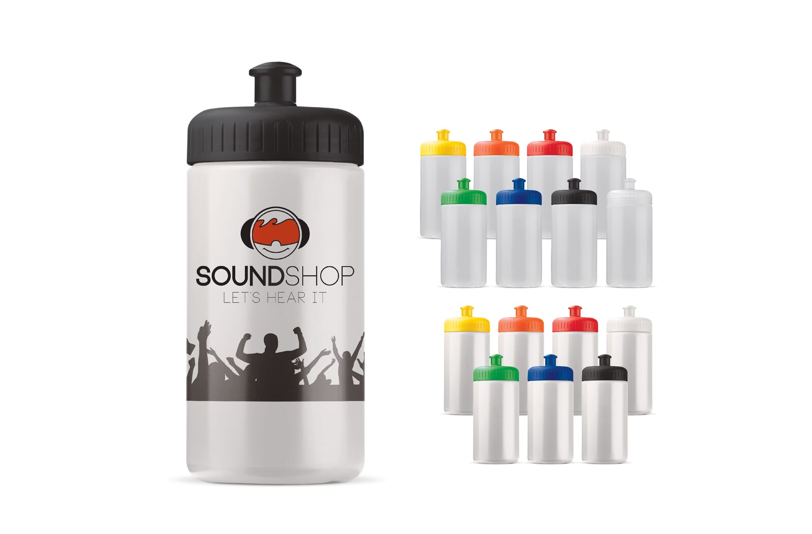Sportbidon Bio basis 500ml basic Wit / Wit