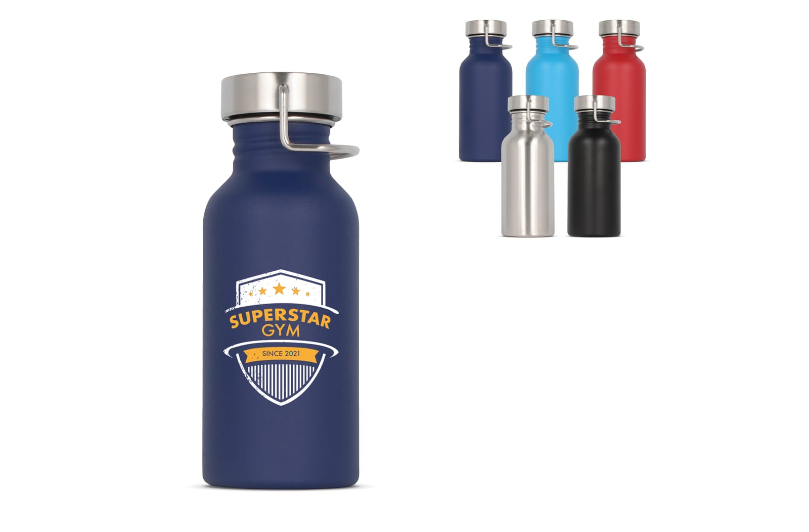 Waterfles Skyler 500ml Zwart