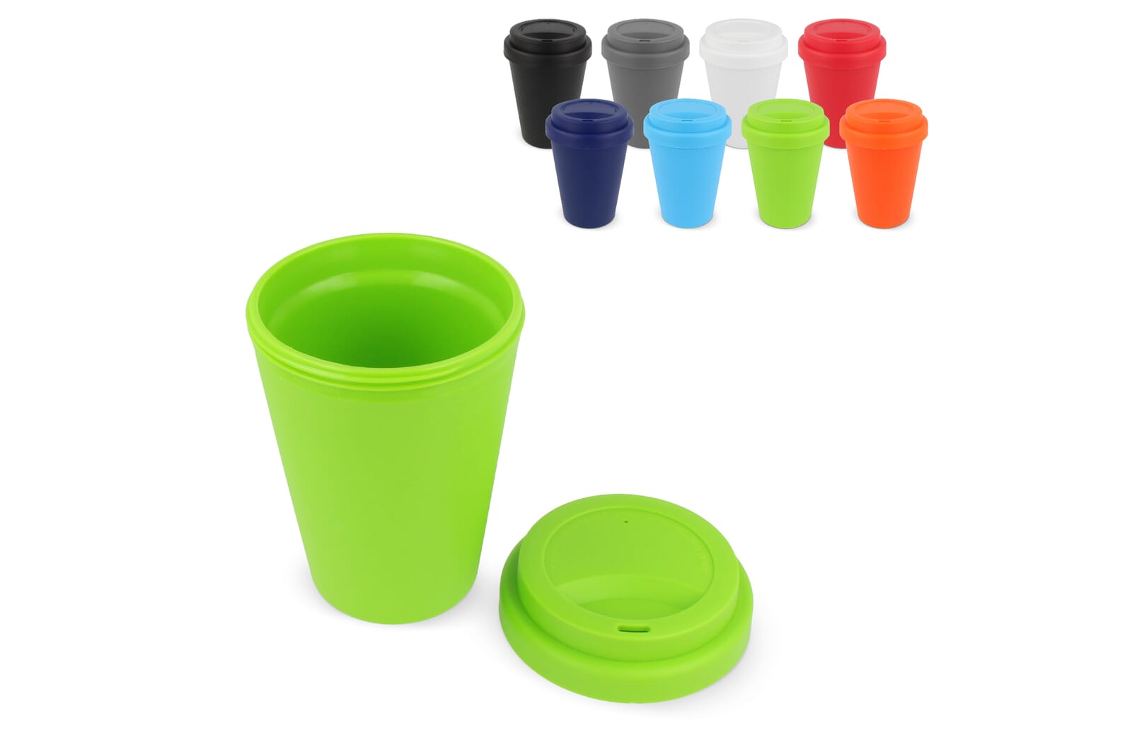 RPP koffiebeker effen kleuren 250ml Wit