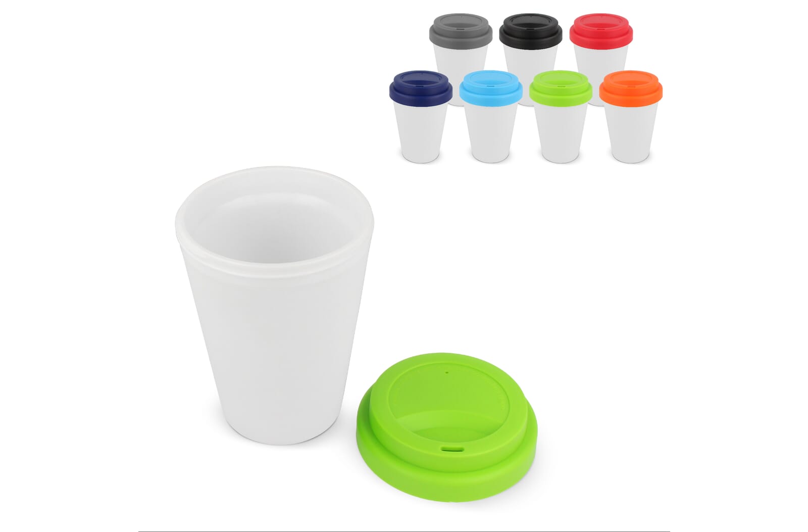 RPP Koffiebeker Wit 250ml Wit / Zwart