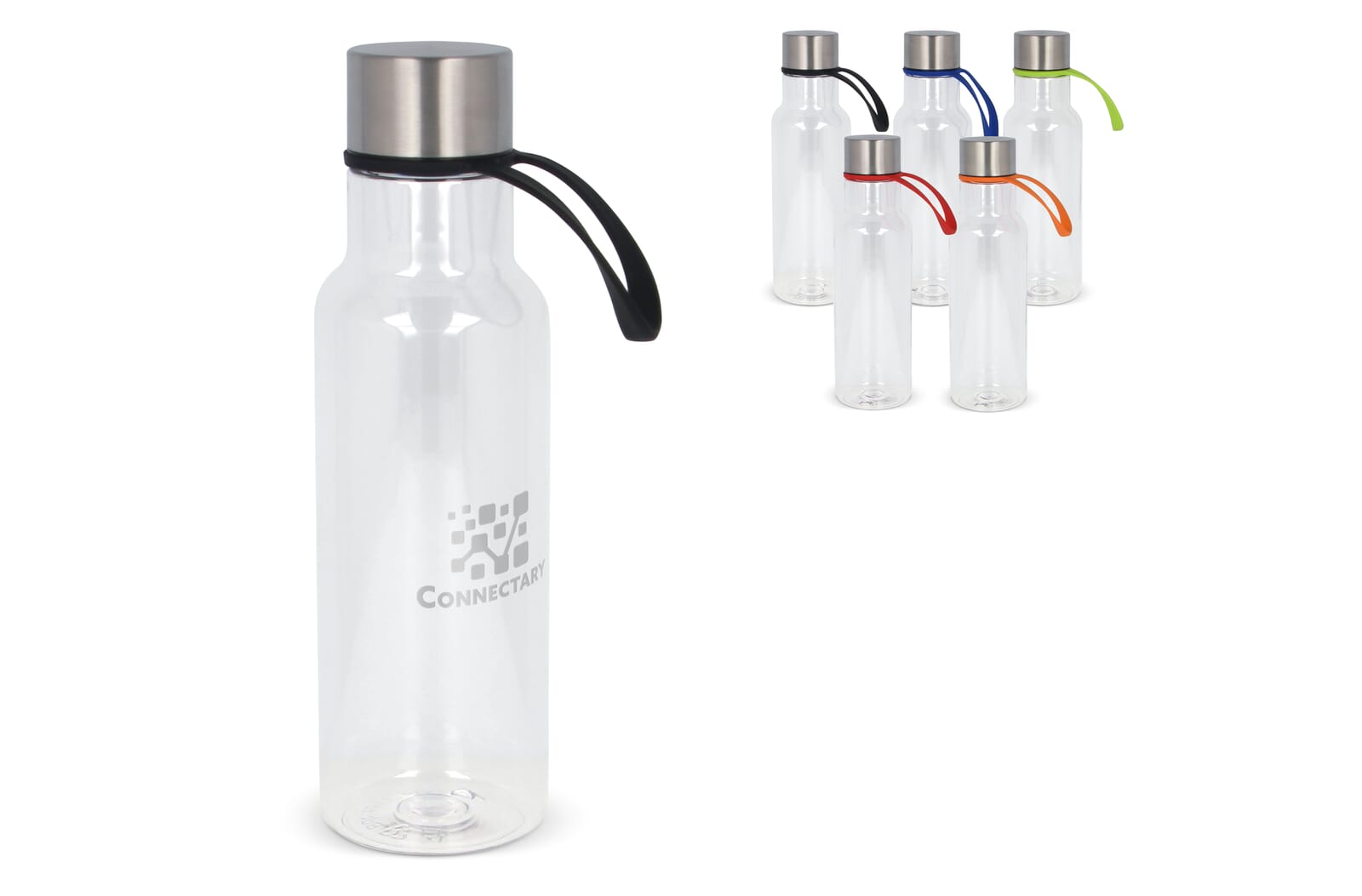Waterfles Tatum R-PET 600ml Zwart