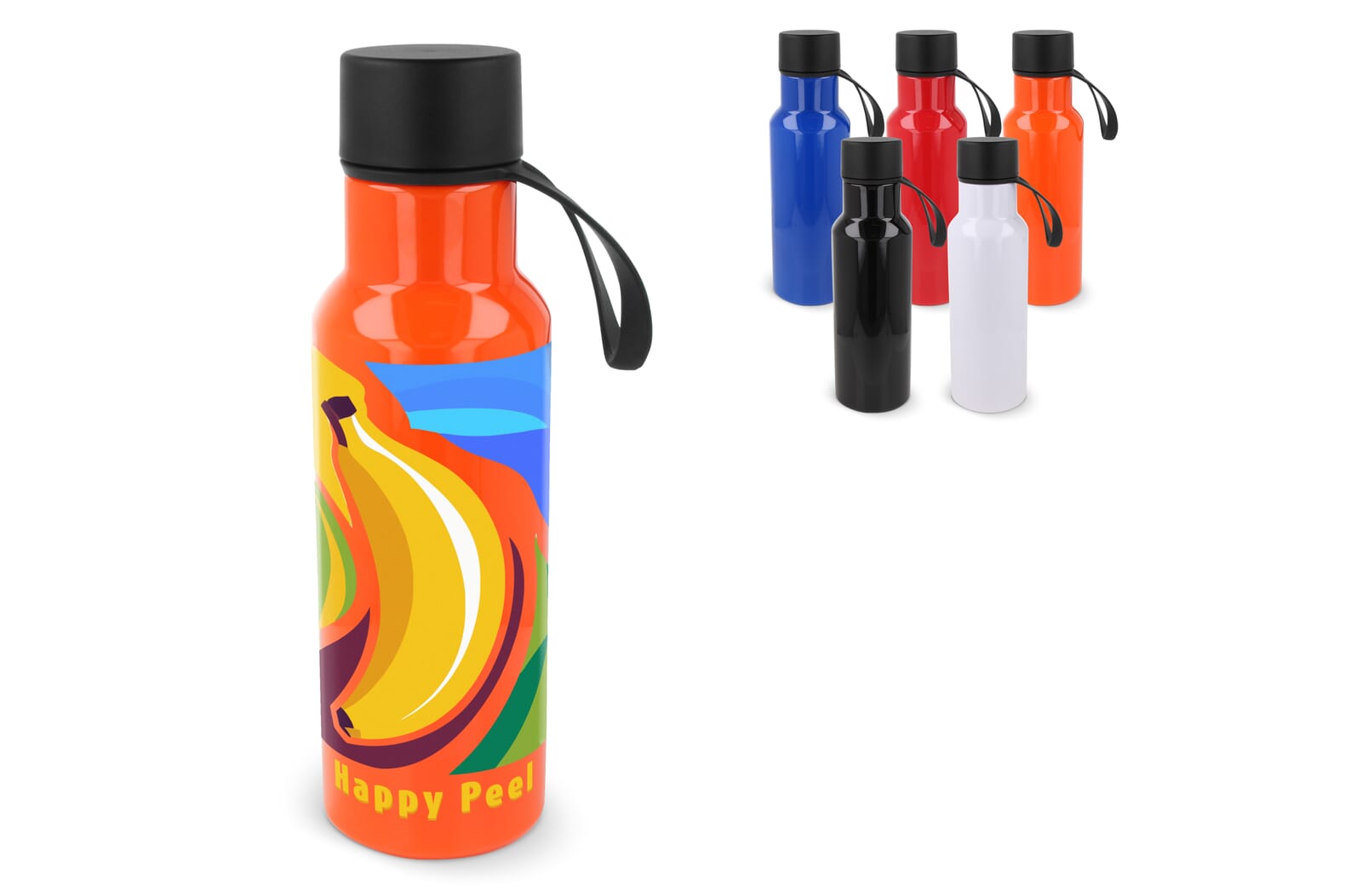 Waterfles Nouvel R-PET 600ml Wit