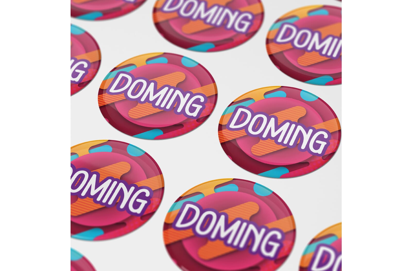 Doming Rond Ø 45 mm Wit
