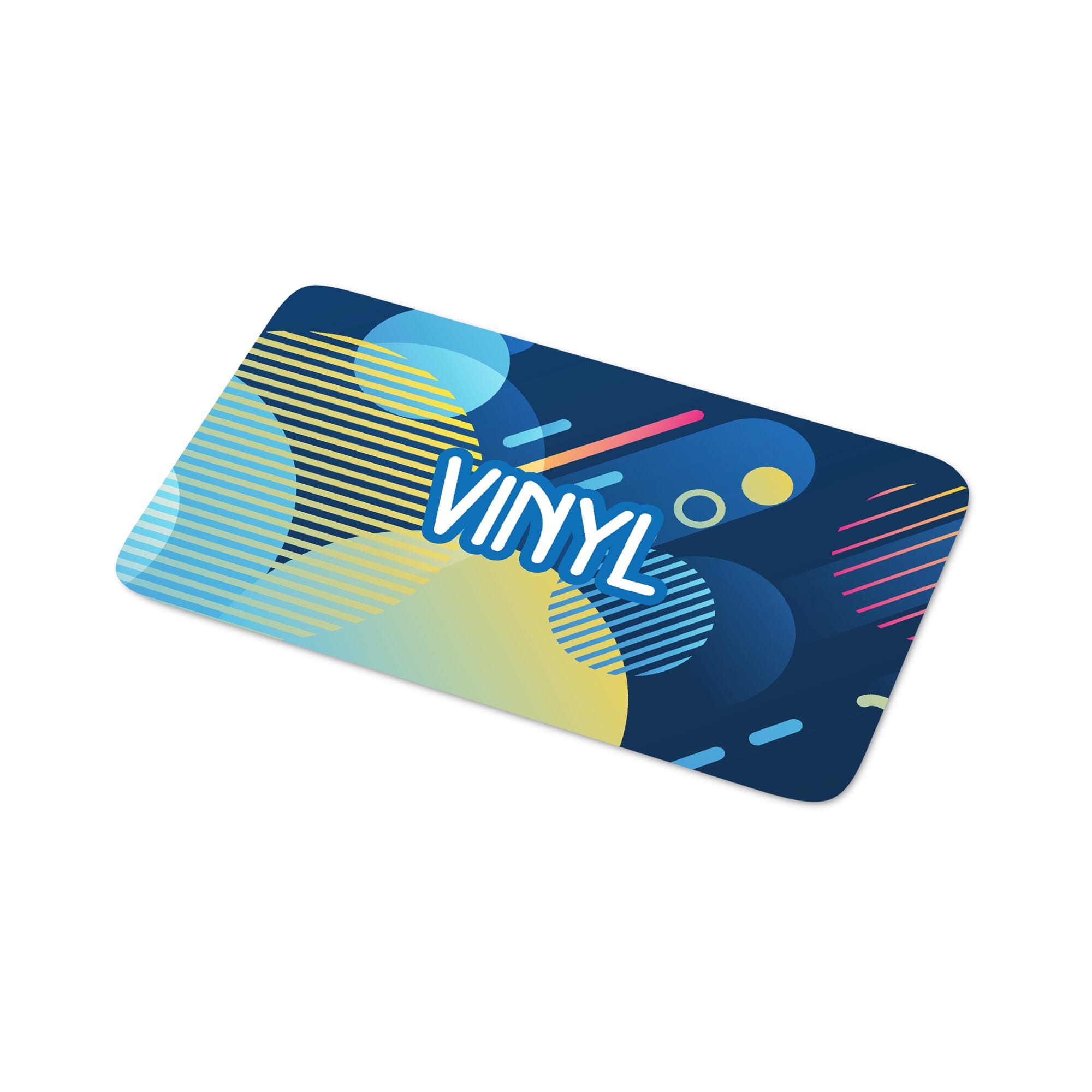 Vinyl Sticker Rechthoek 100x30mm
