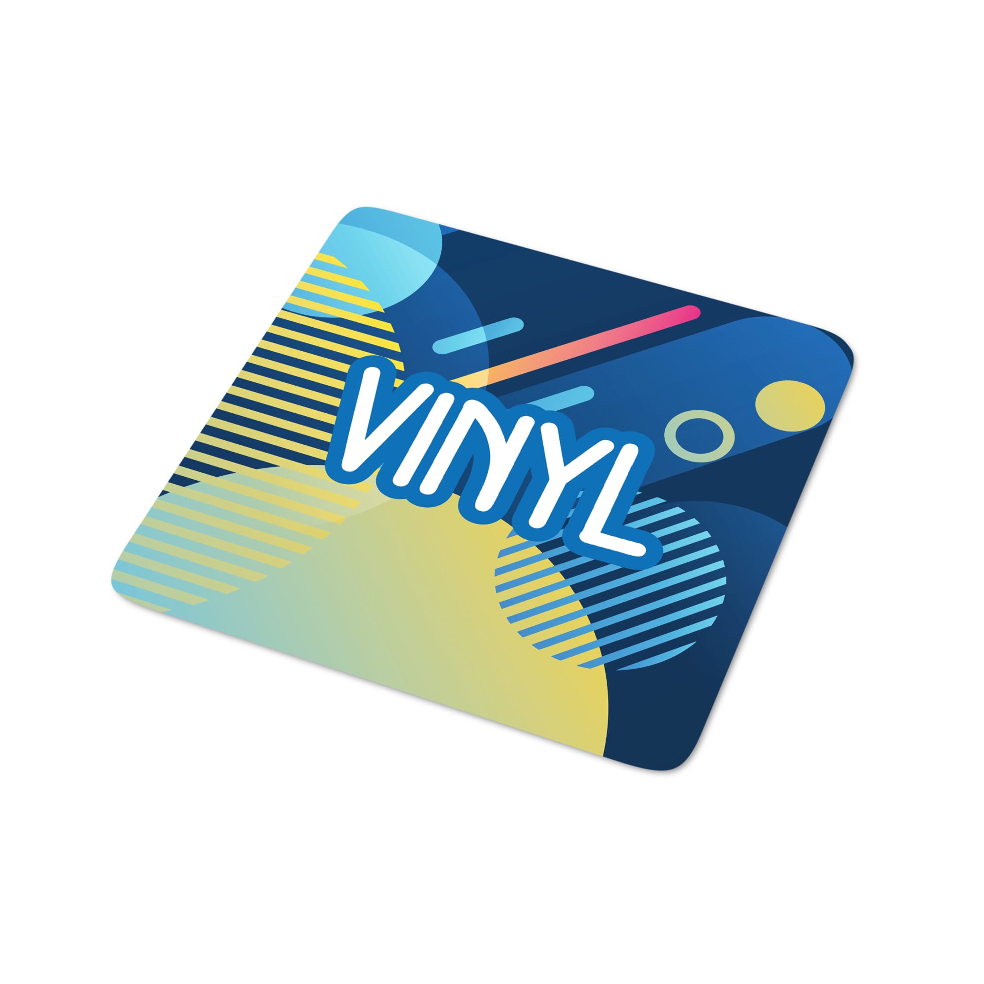 Vinyl Sticker Vierkant 25x25mm