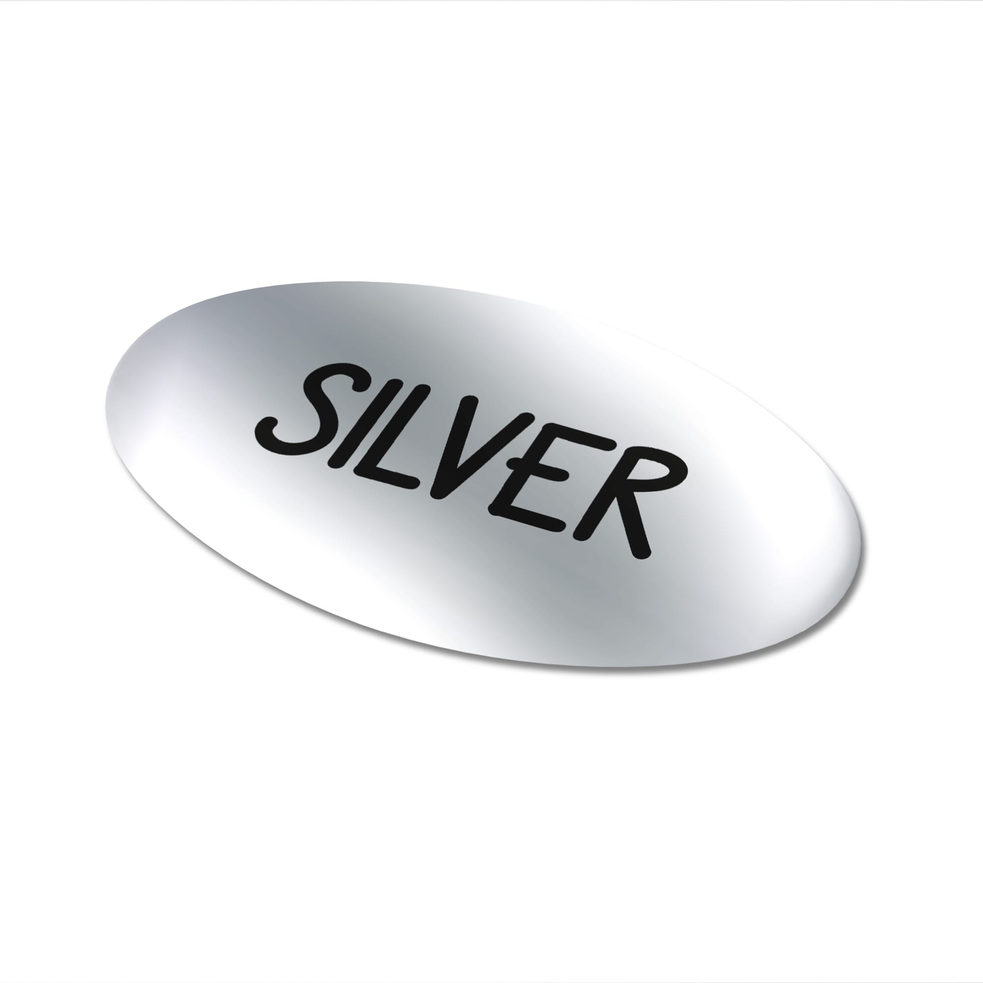 Vinyl Sticker Ovaal 30x15mm