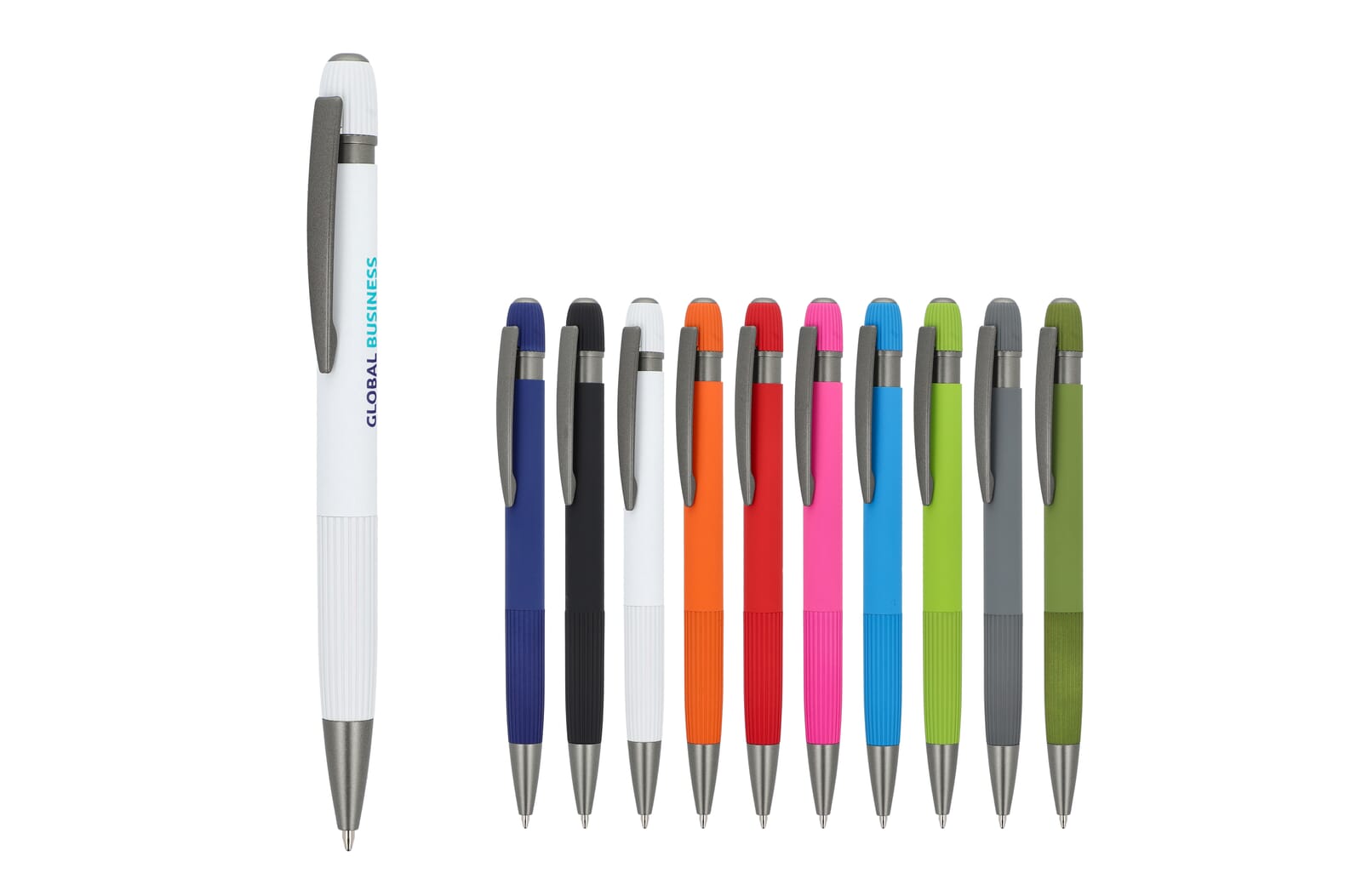 Aluminium balpen Toulouse Softtouch - JEFFS. Merchandise