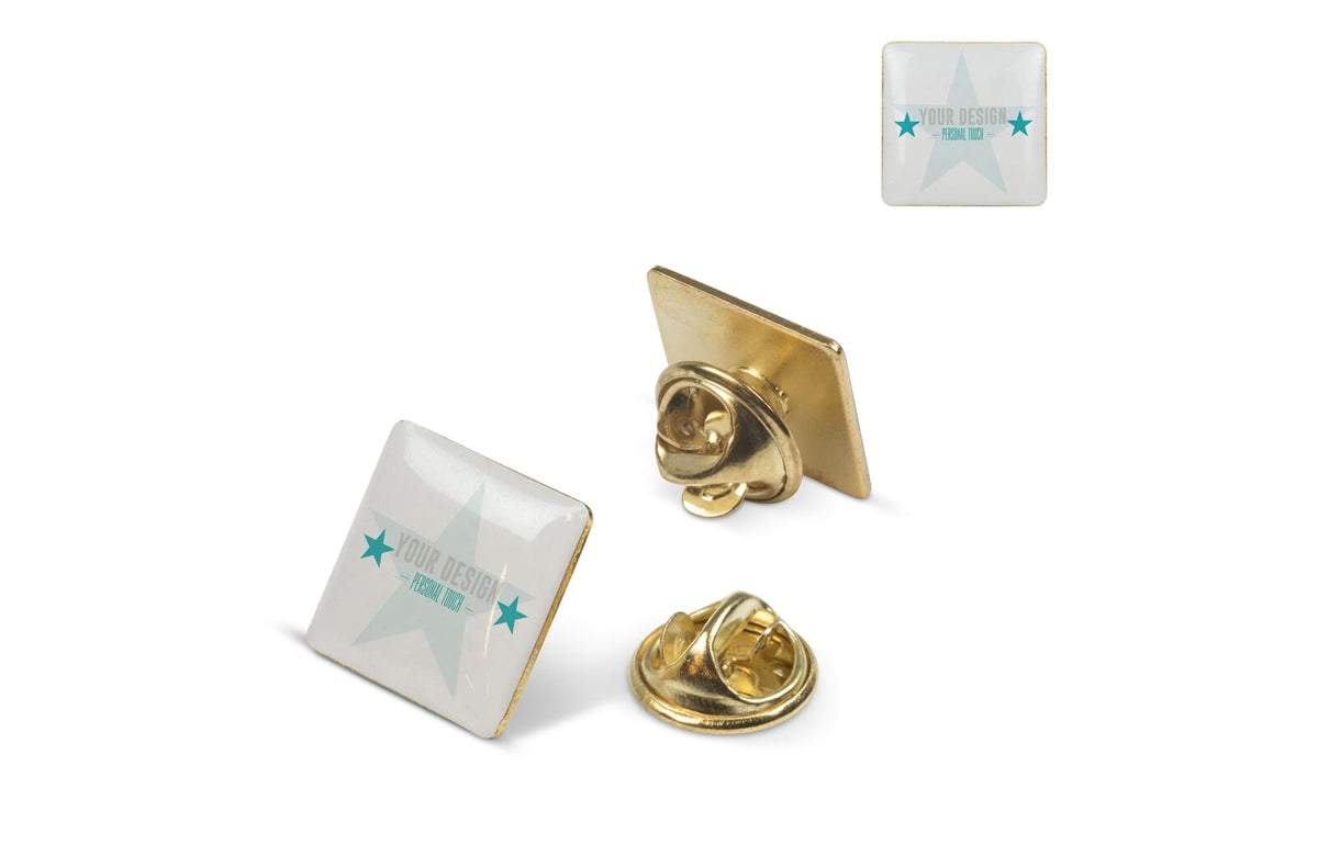Badge metalen pin 15x15mm - JEFFS. Merchandise