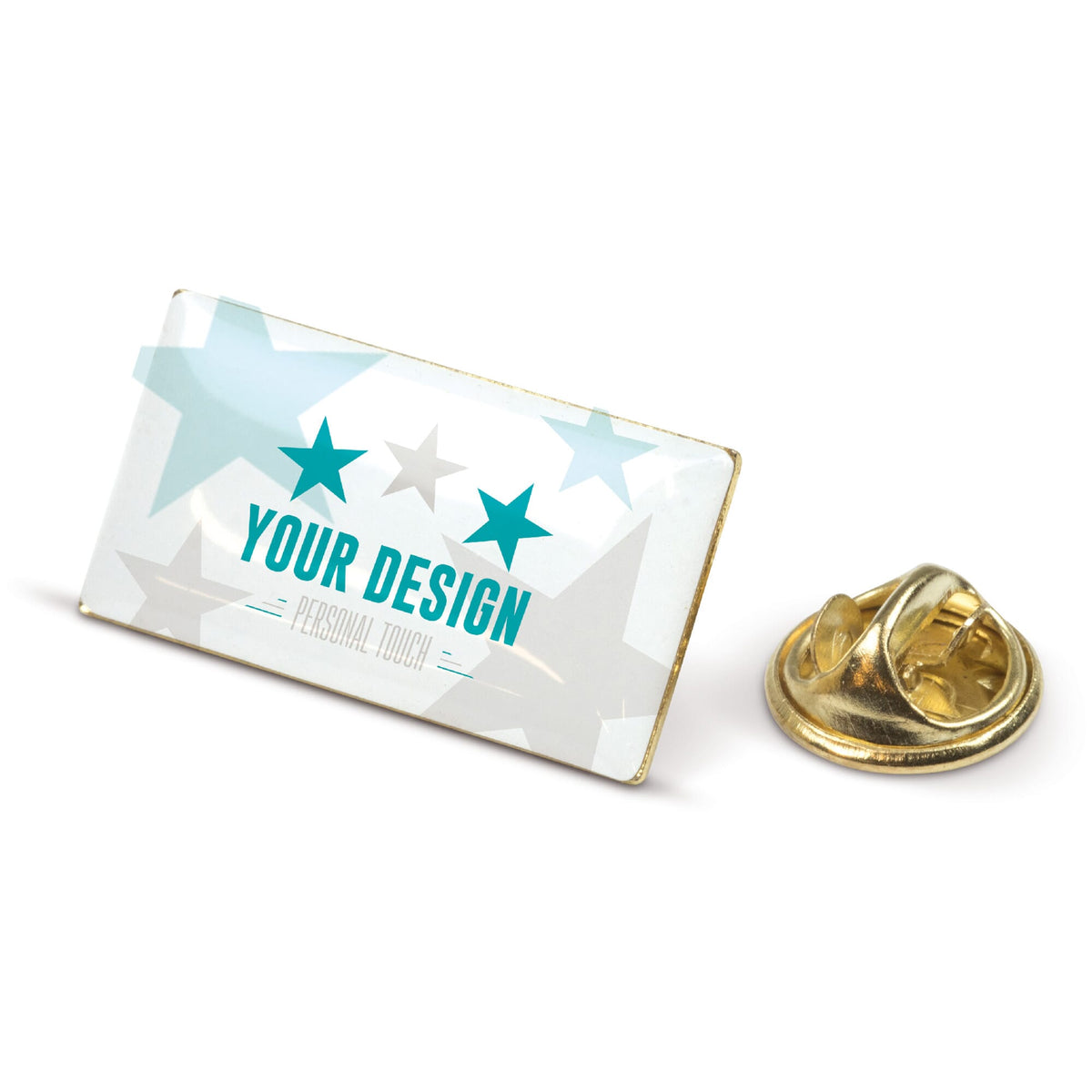 Badge metalen pin 26x14mm - JEFFS. Merchandise