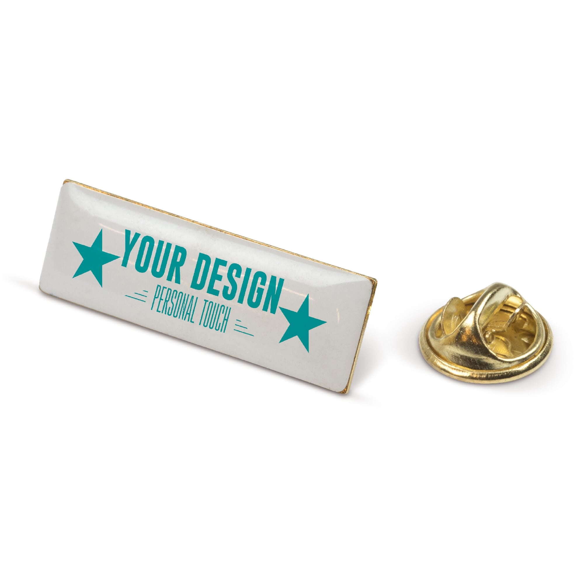 Badge metalen pin 30x10mm - JEFFS. Merchandise