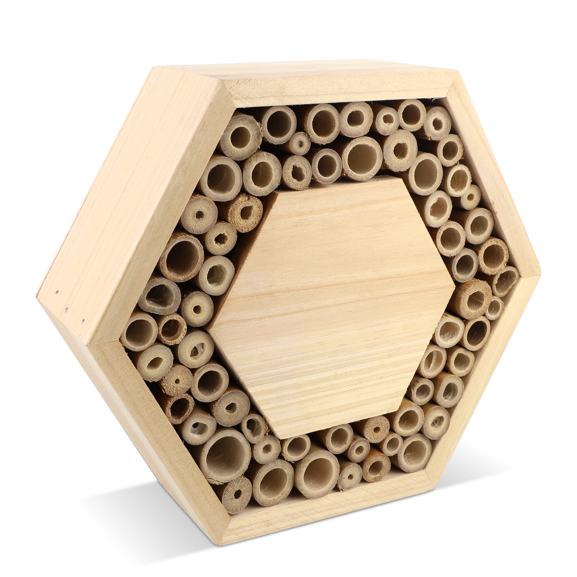 Bijenhuis van FSC-hout zeshoekig - JEFFS. Merchandise