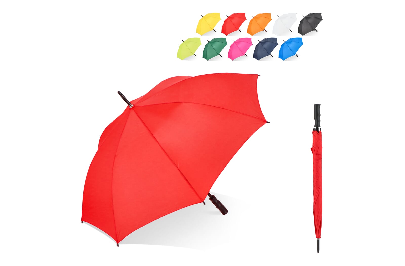 Bosco 190T Polyester 23" Stok paraplu Auto open - JEFFS. Merchandise