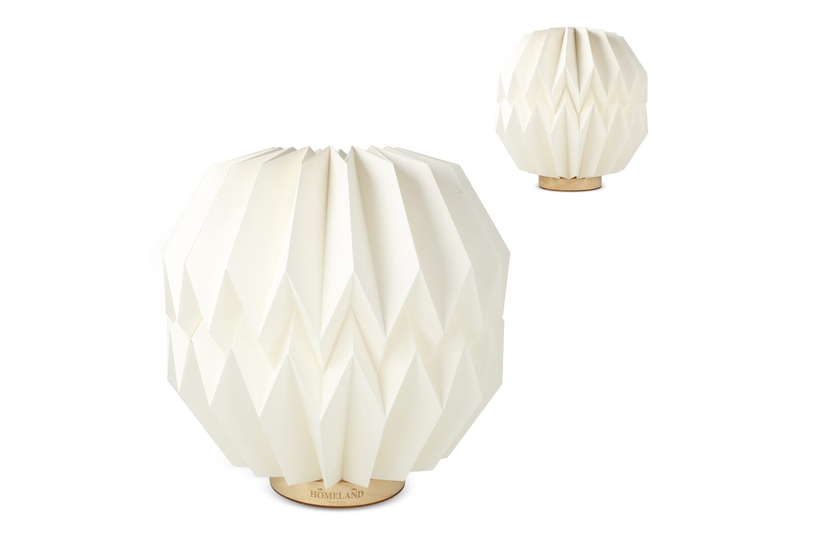 Coollux opvouwbare Origami-geïnspireerde papieren LED-lamp Luna 25cm - JEFFS. Merchandise