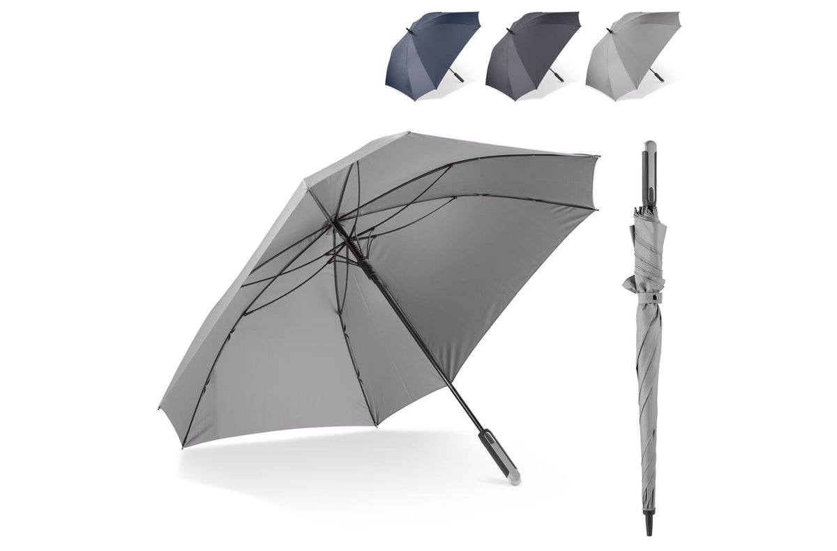 Deluxe 27” vierkante paraplu auto open - JEFFS. Merchandise