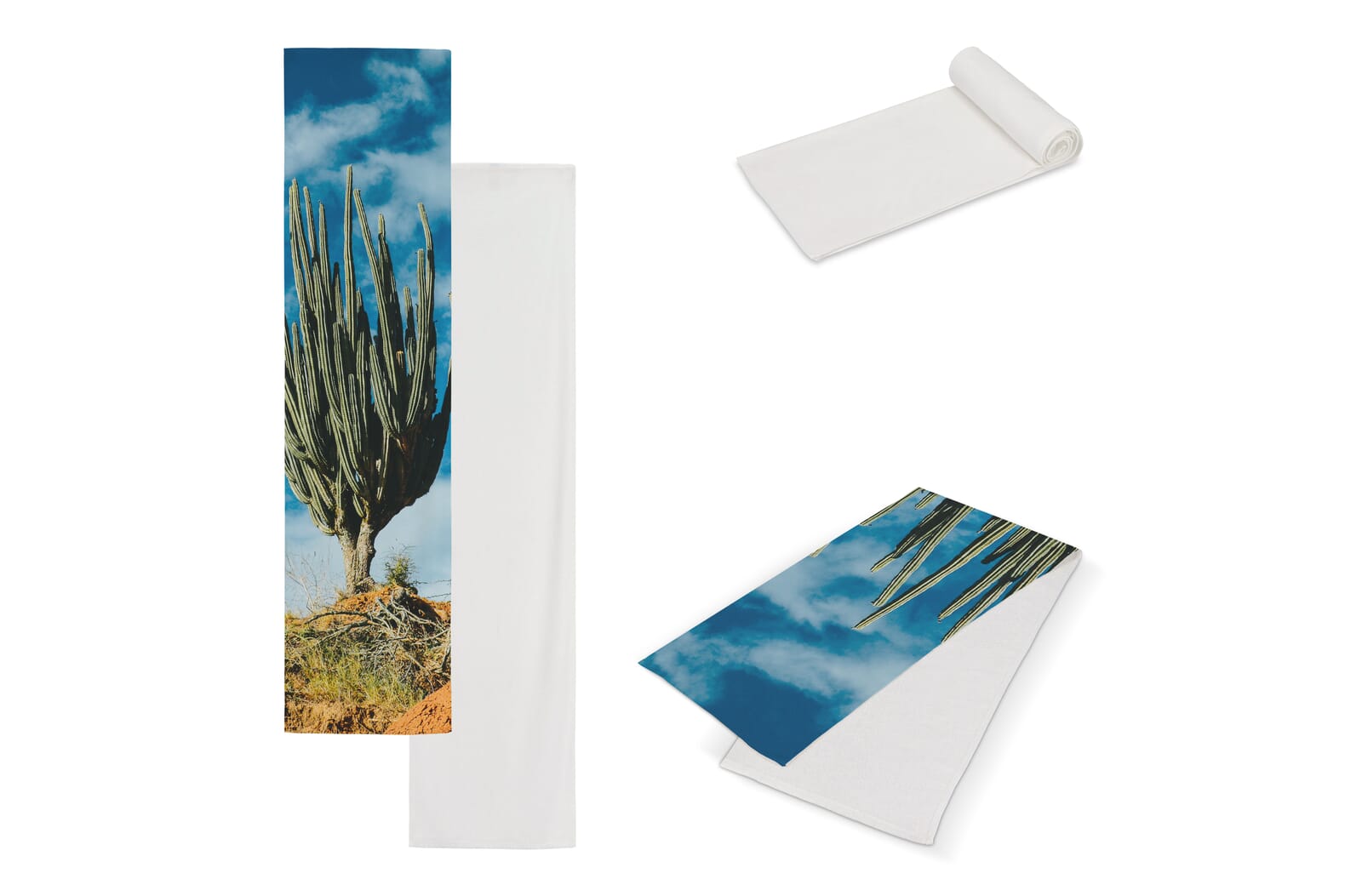 Dubbelzijdige handdoek sublimatie 30 x 130 cm 400 g/m² - JEFFS. Merchandise