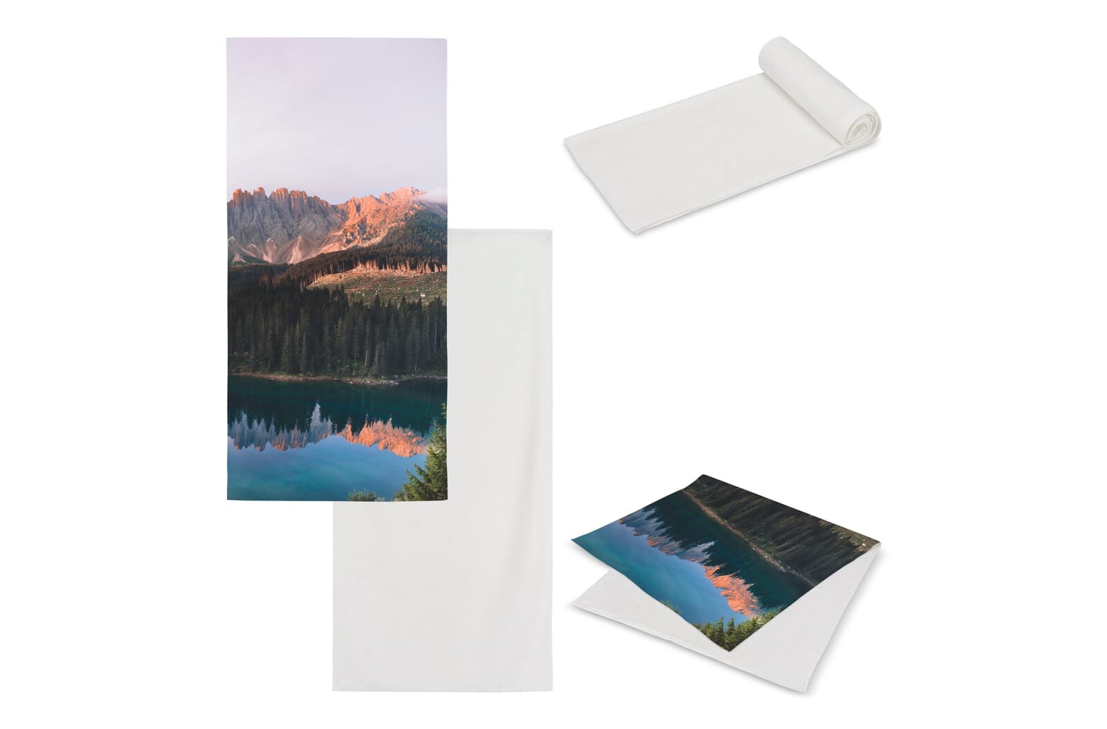Dubbelzijdige handdoek sublimatie 50 x 100 cm 400 g/m² - JEFFS. Merchandise