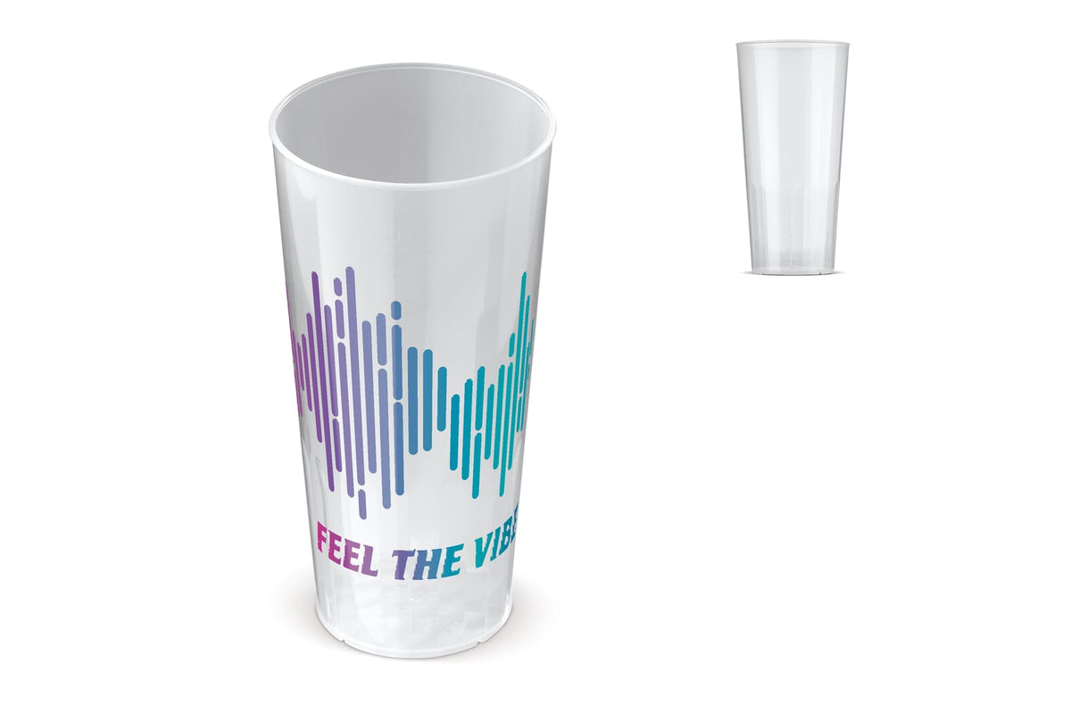 Ecologische cup design PP 500ml - JEFFS. Merchandise