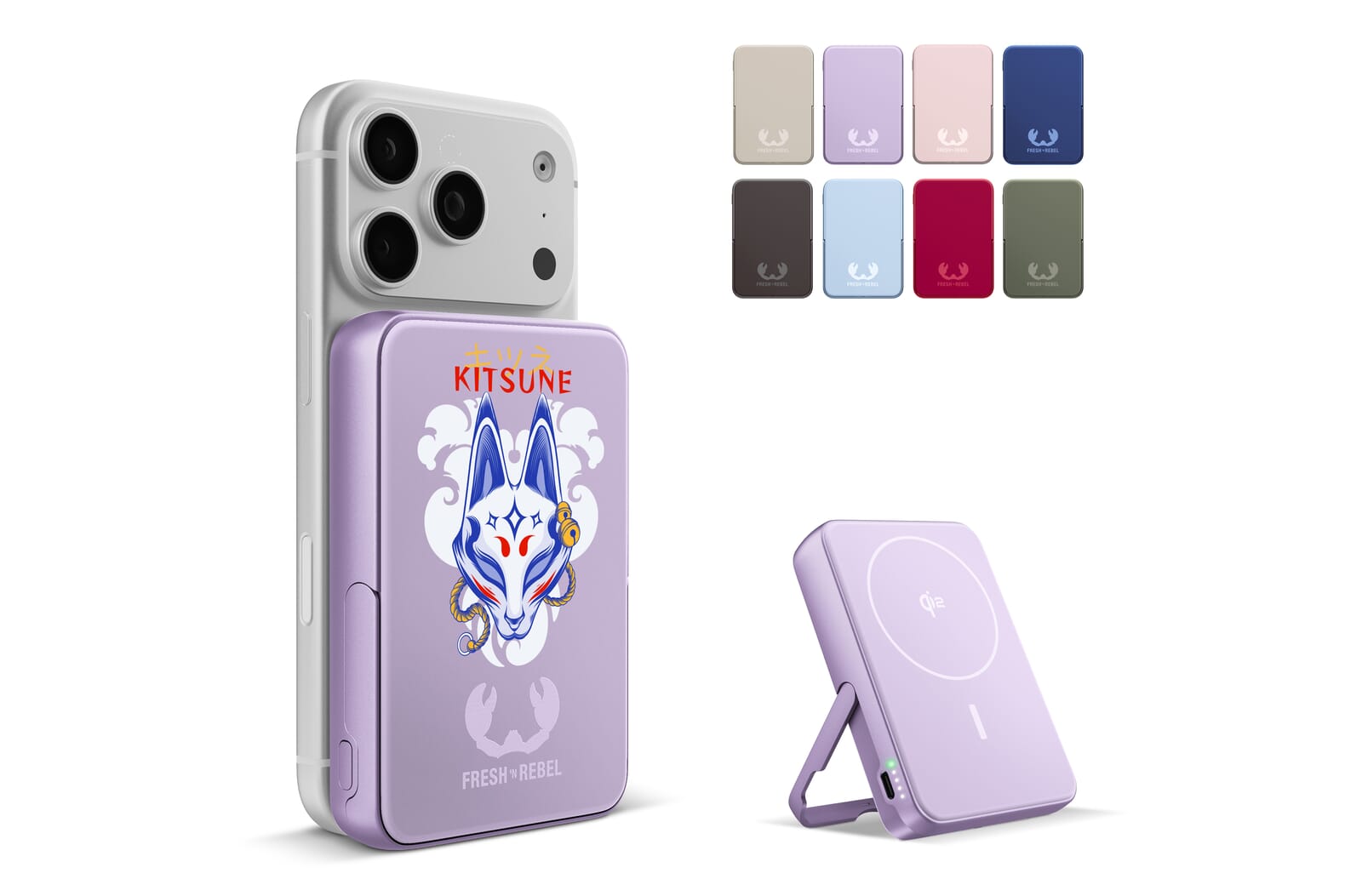 Fresh 'n Rebel Draadloze Powerbank 10000mAh Geschikt voor MagSafe - JEFFS. Merchandise