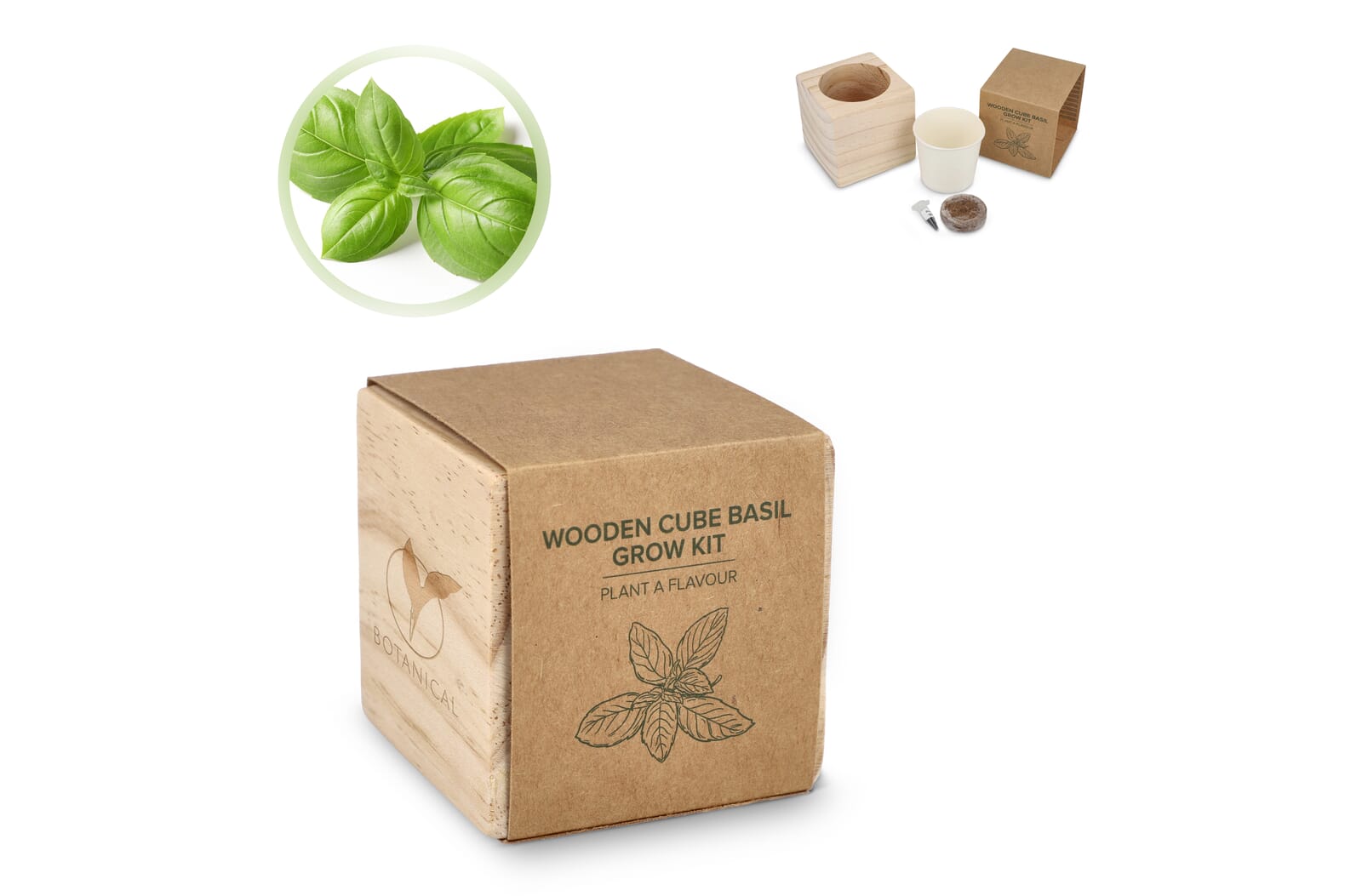 FSC Houten Plantenbak Set – Basilicum - JEFFS. Merchandise