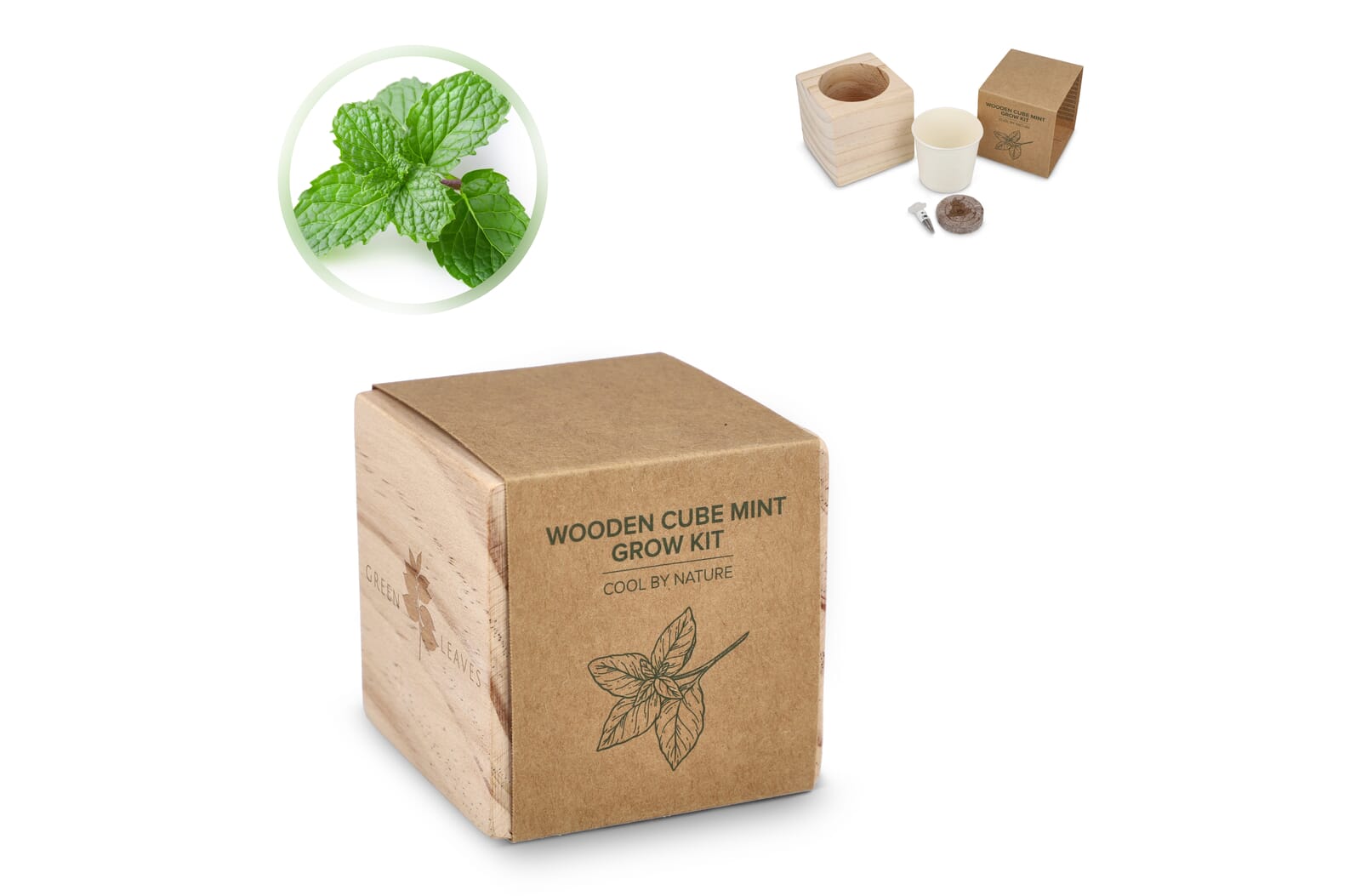 FSC Houten Plantenbak Set – Mint - JEFFS. Merchandise