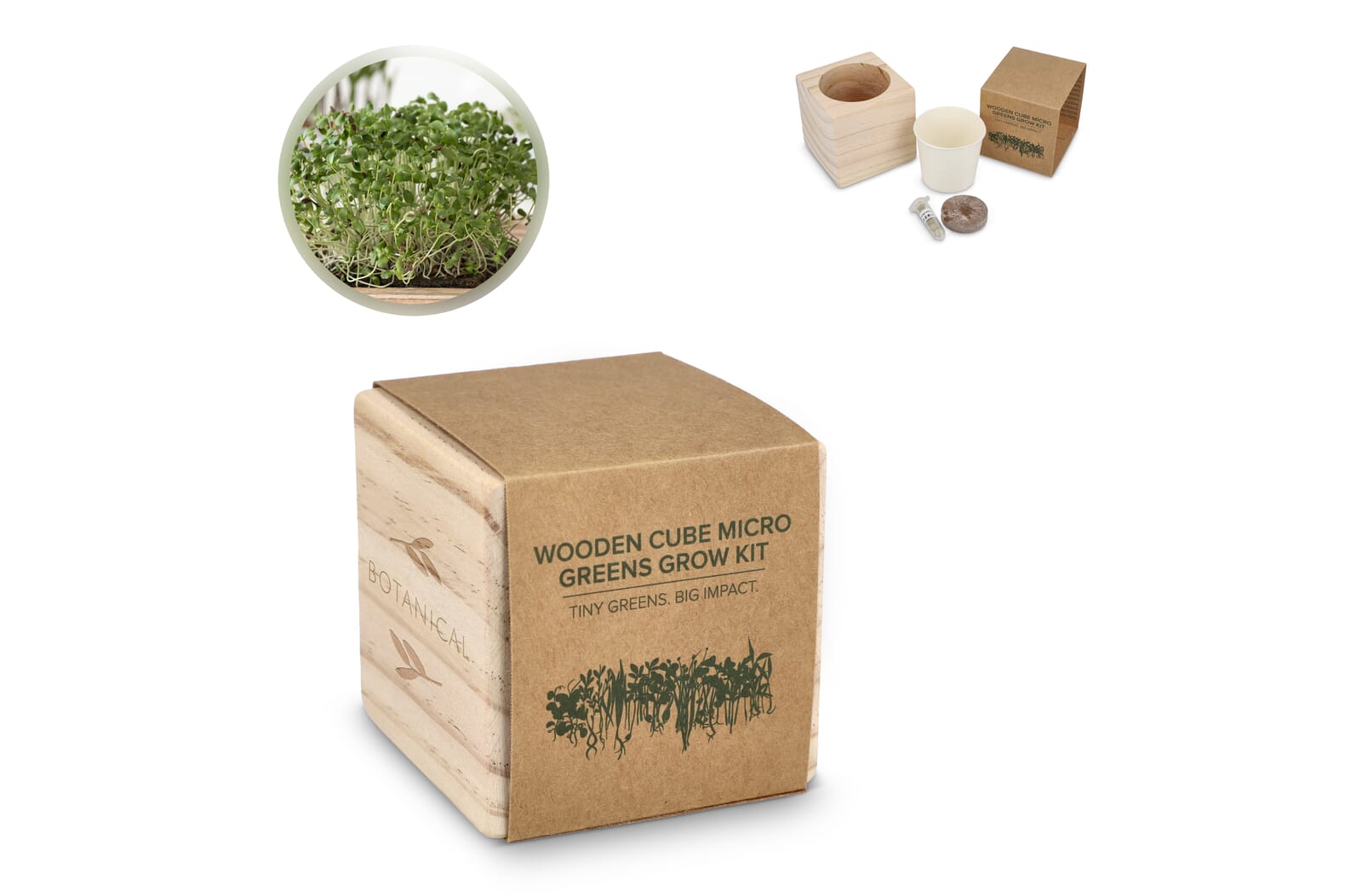 FSC Houten Plantenpotje - Kiemgroenten - JEFFS. Merchandise