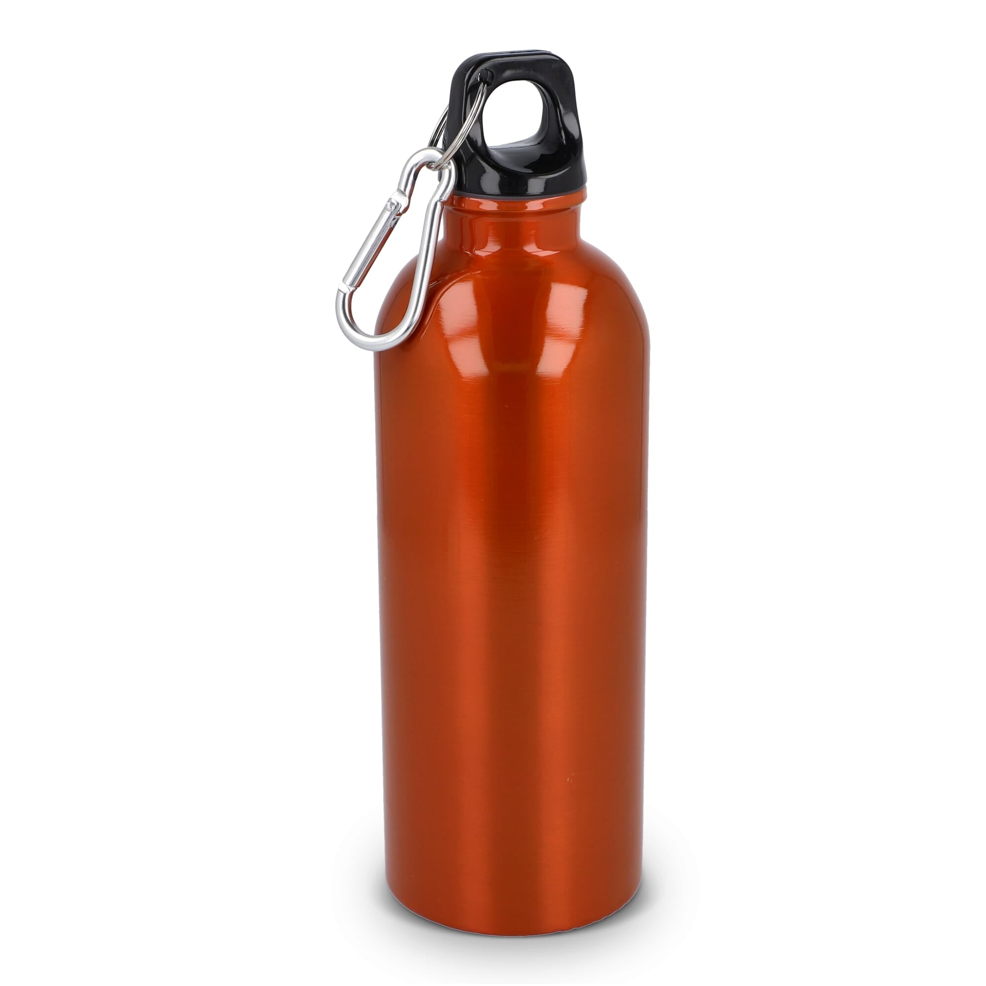 Gerecycled RVS Enkelwandige fles met Karabijnhaak 500ml - JEFFS. Merchandise