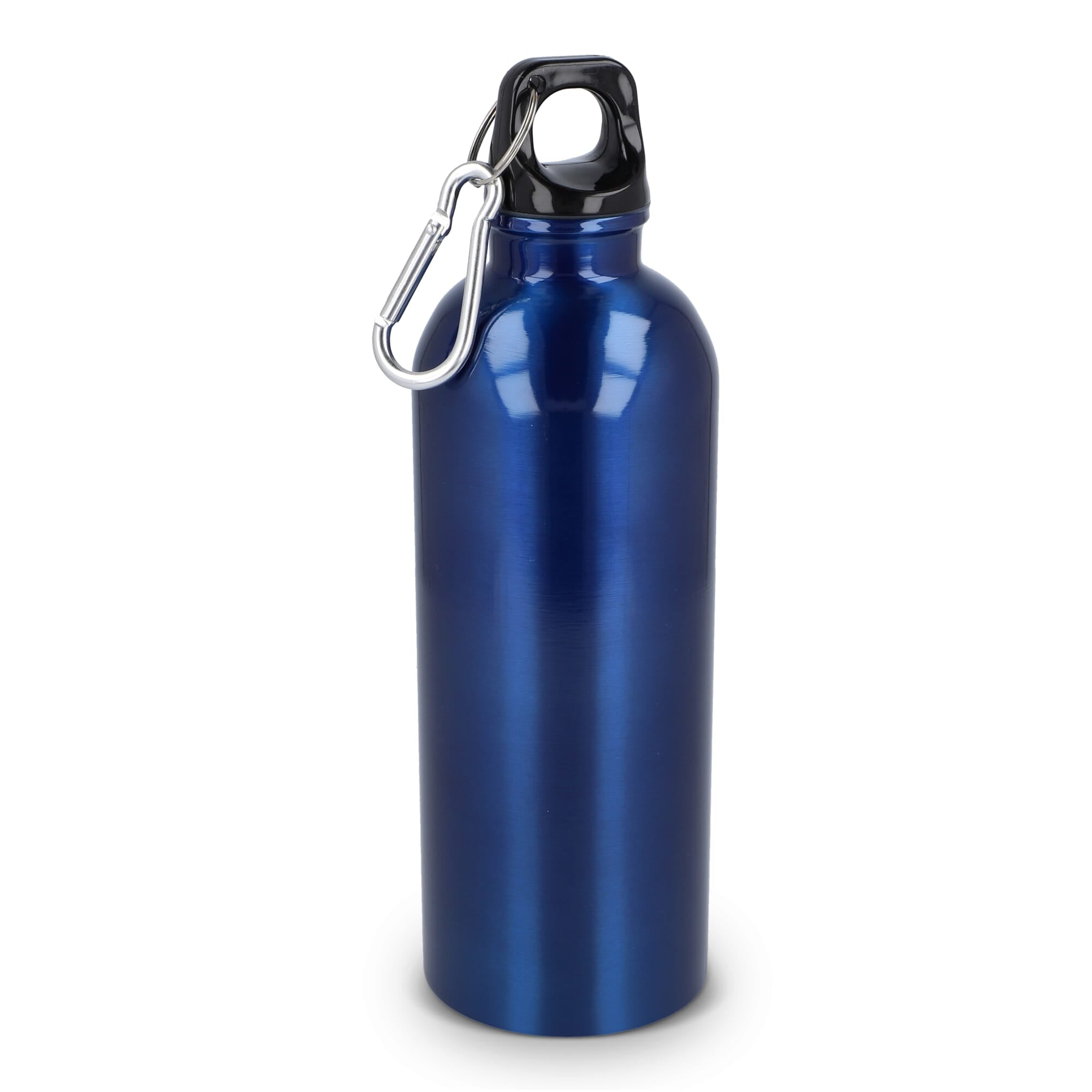 Gerecycled RVS Enkelwandige fles met Karabijnhaak 500ml - JEFFS. Merchandise