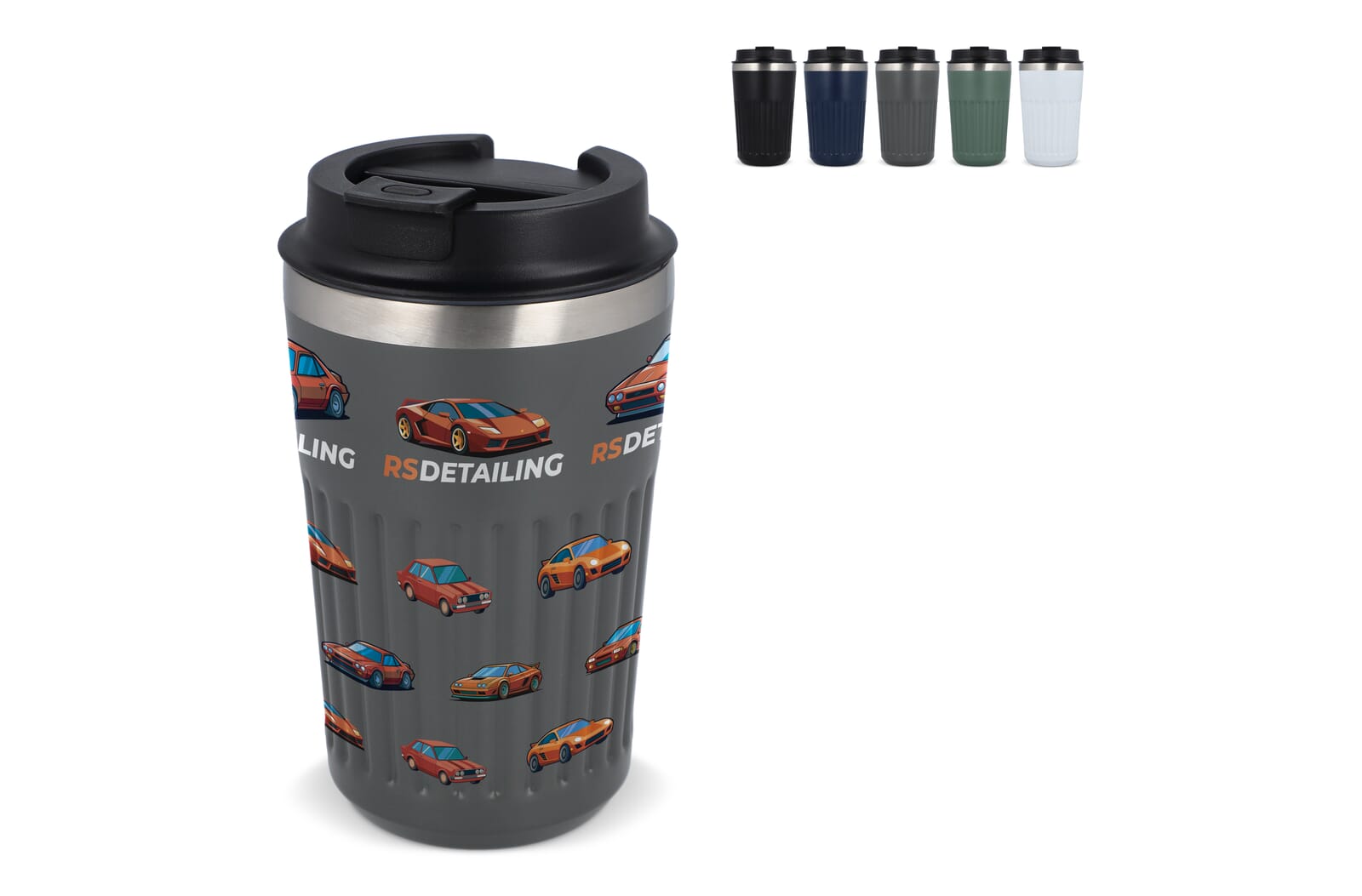 Gerecycled RVS Koffie beker 400ml - JEFFS. Merchandise