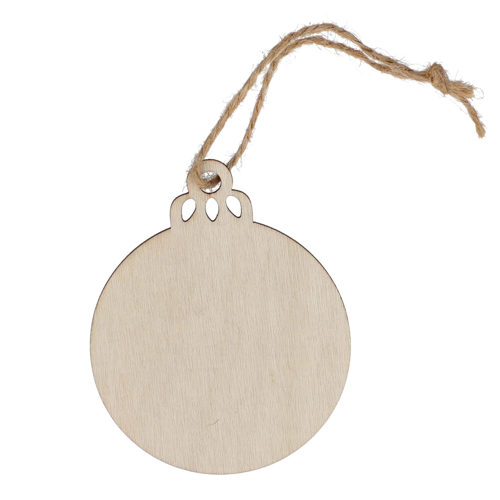 Houten kerstornament kerstbal - JEFFS. Merchandise