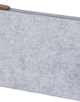 Cosmetisch tasje Lucy | Vilt | Synthetisch leren details