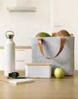Boodschappentas Hunter | Vilt | Lange hengsels